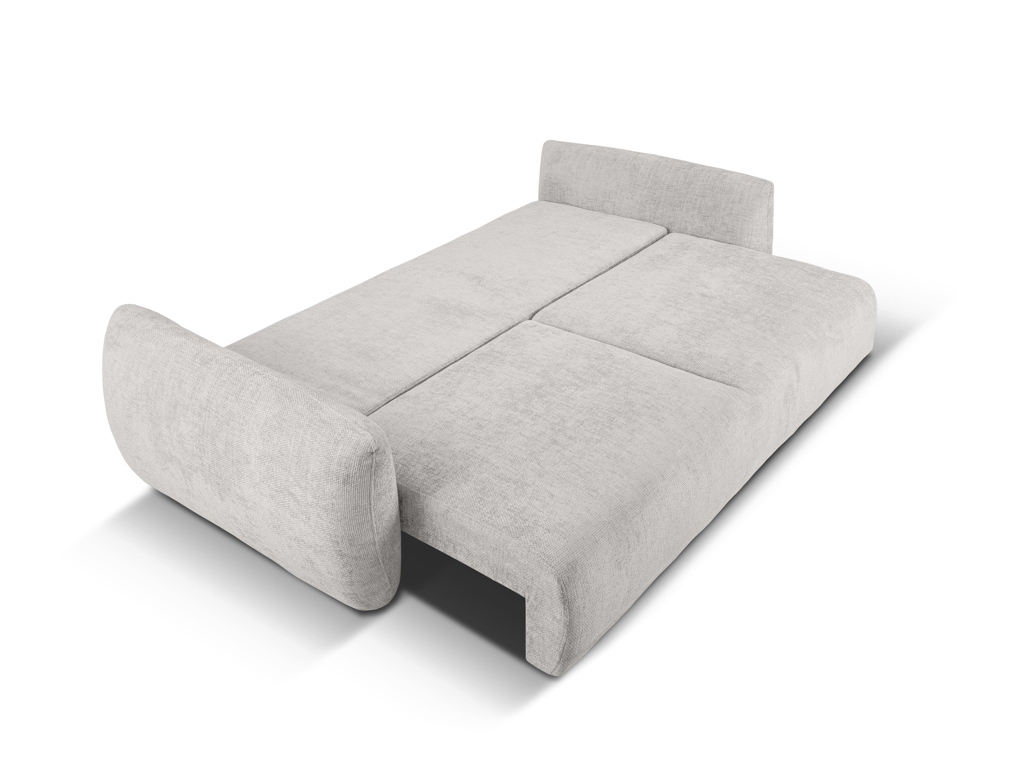 Sofa z funkcją spania MATERA jasnoszary szenil Cosmopolitan Design    Eye on Design