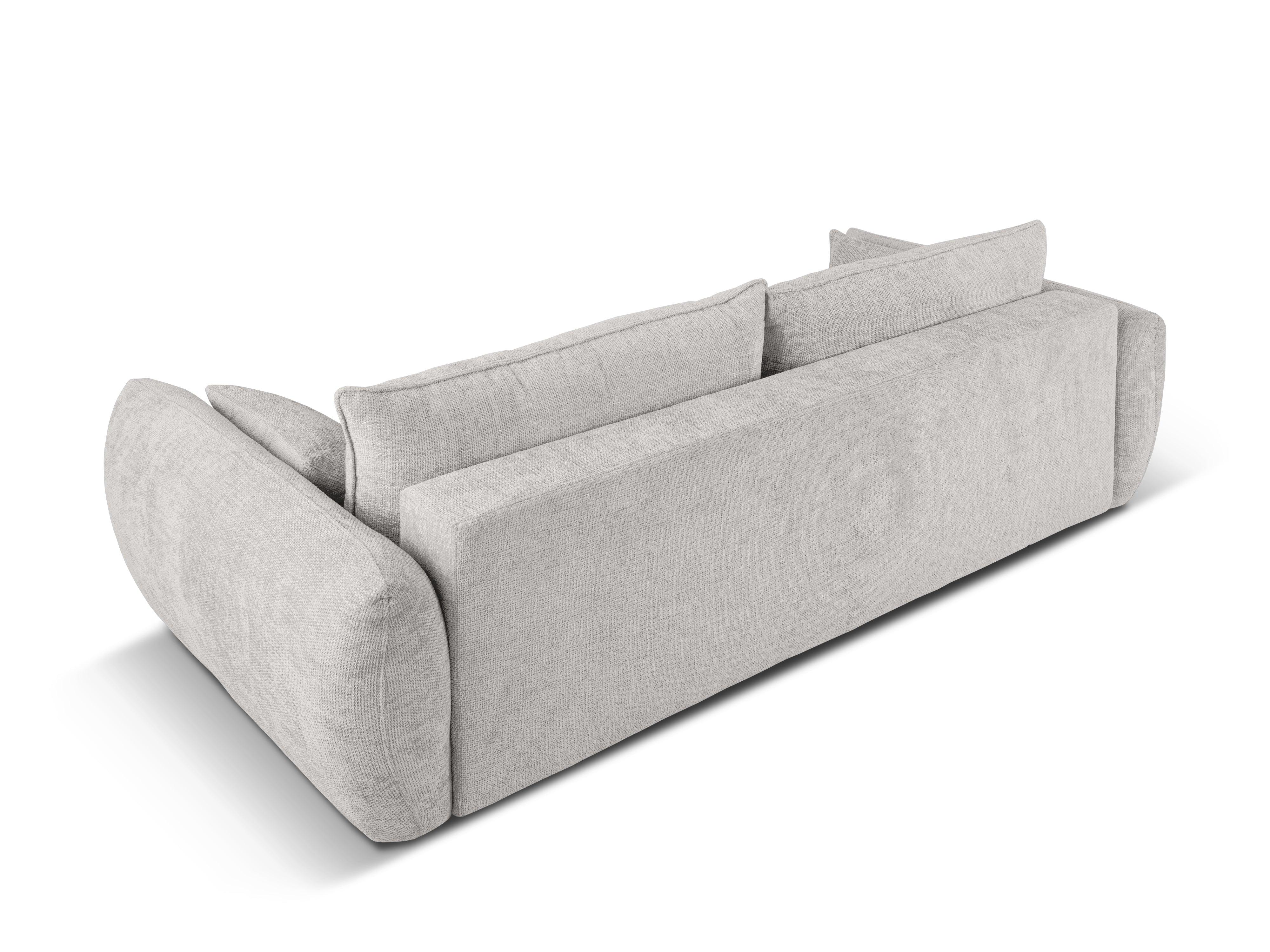 Sofa z funkcją spania MATERA jasnoszary szenil Cosmopolitan Design    Eye on Design