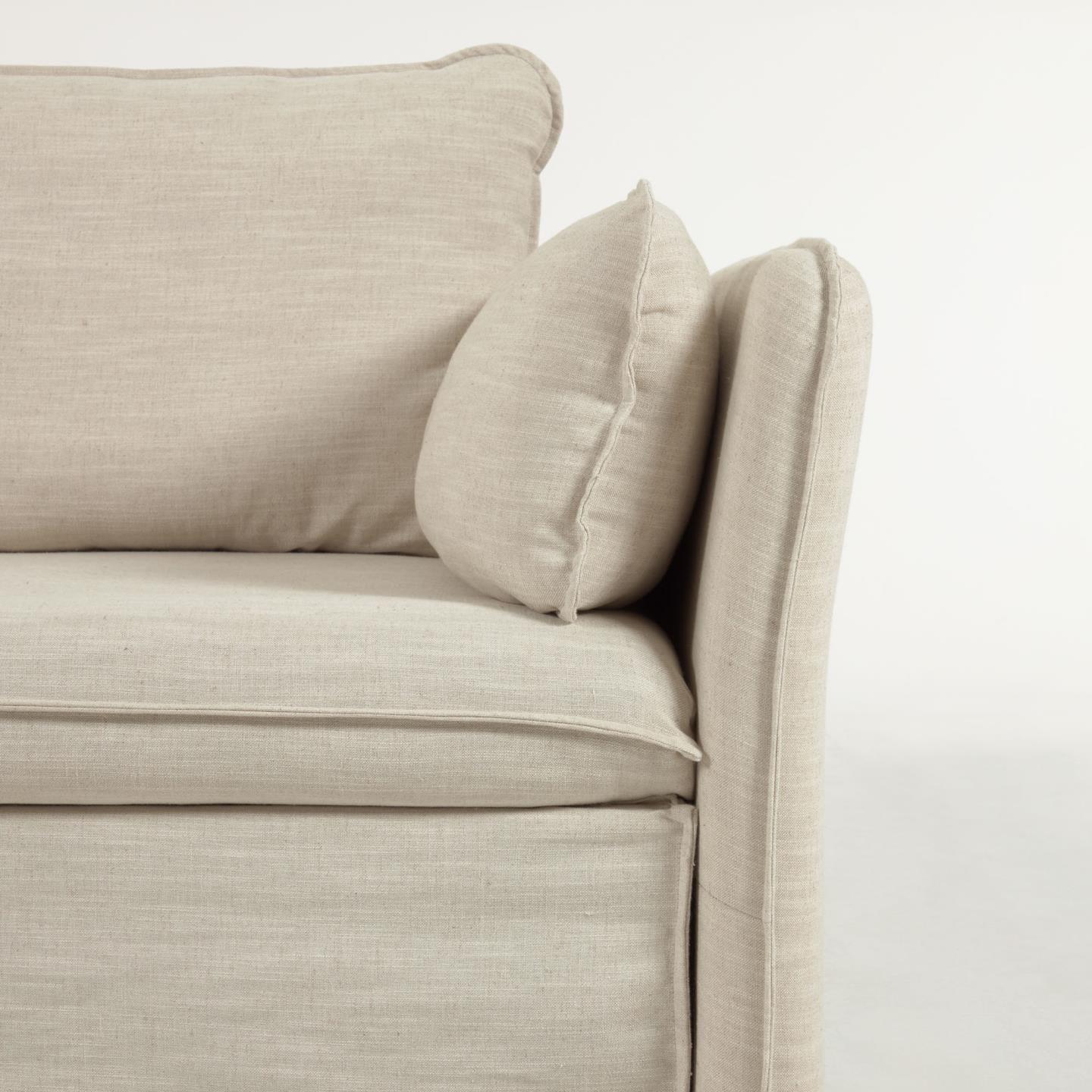 Sofa z funkcją spania TANIT kremowy La Forma    Eye on Design