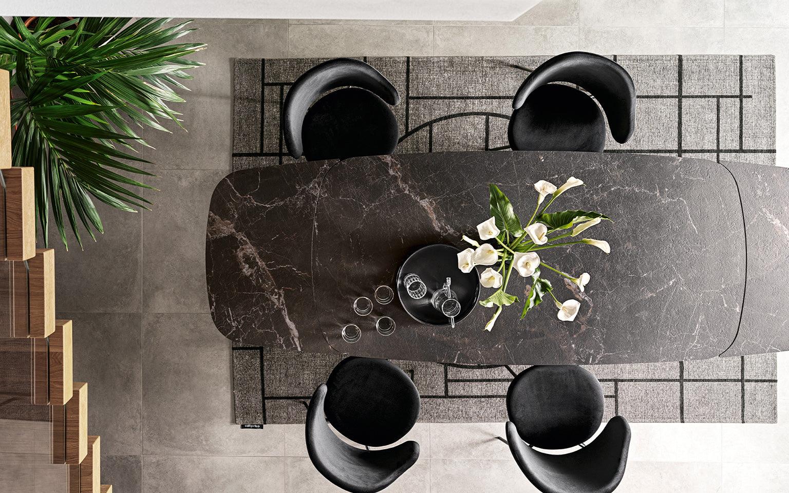 Stół rozkładany CAMEO brązowy Calligaris    Eye on Design