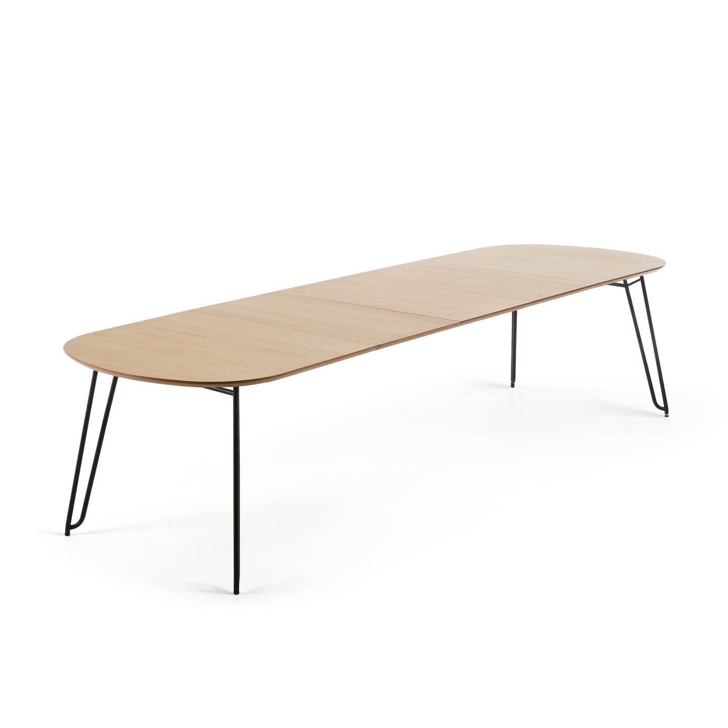 Stół rozkładany NOVAC fornir dębowy La Forma 170-320 x 100 cm   Eye on Design