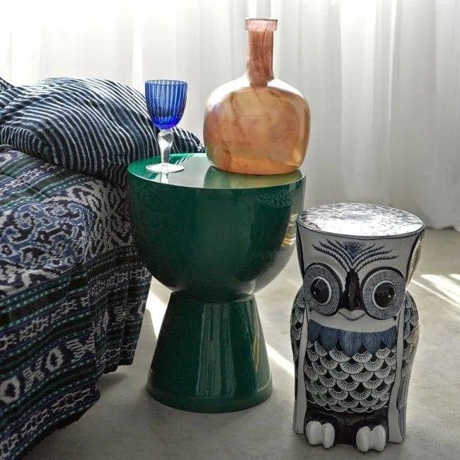 Stolik FLOWER OWL niebieski Pols Potten    Eye on Design