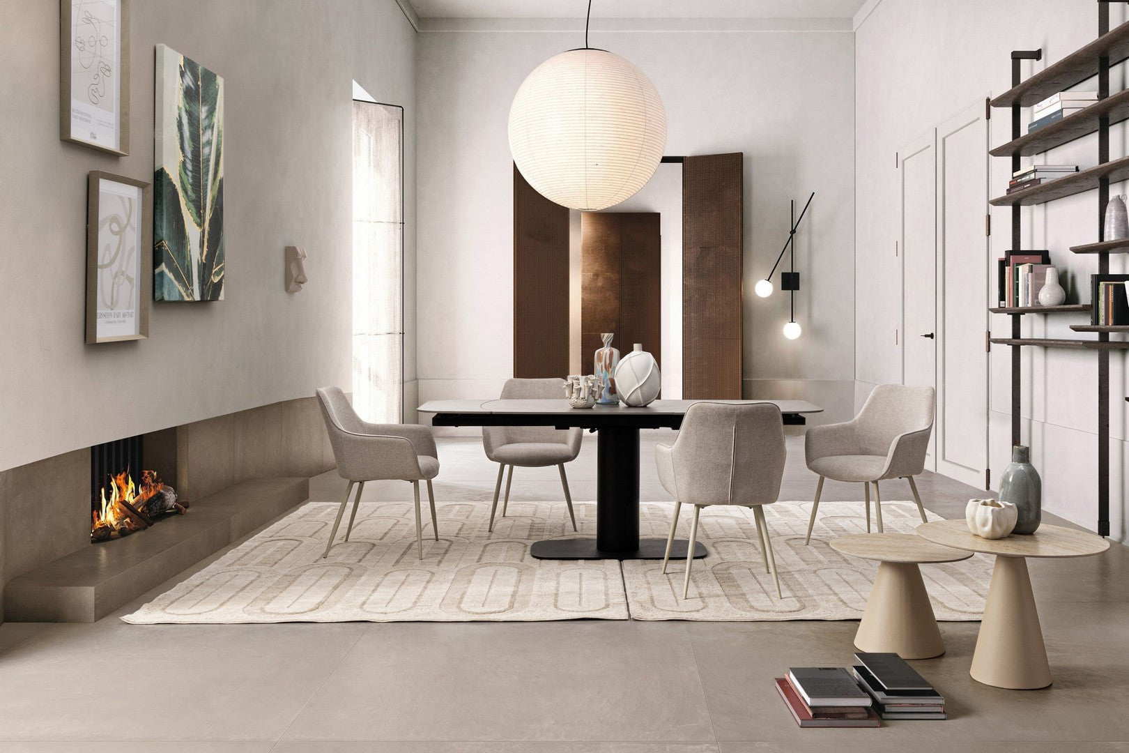 HARDY Beige Coffee Table Set