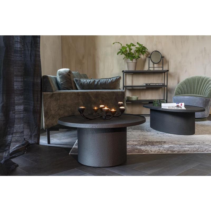 Stolik kawowy owalny WINSTON czarny Dutchbone    Eye on Design
