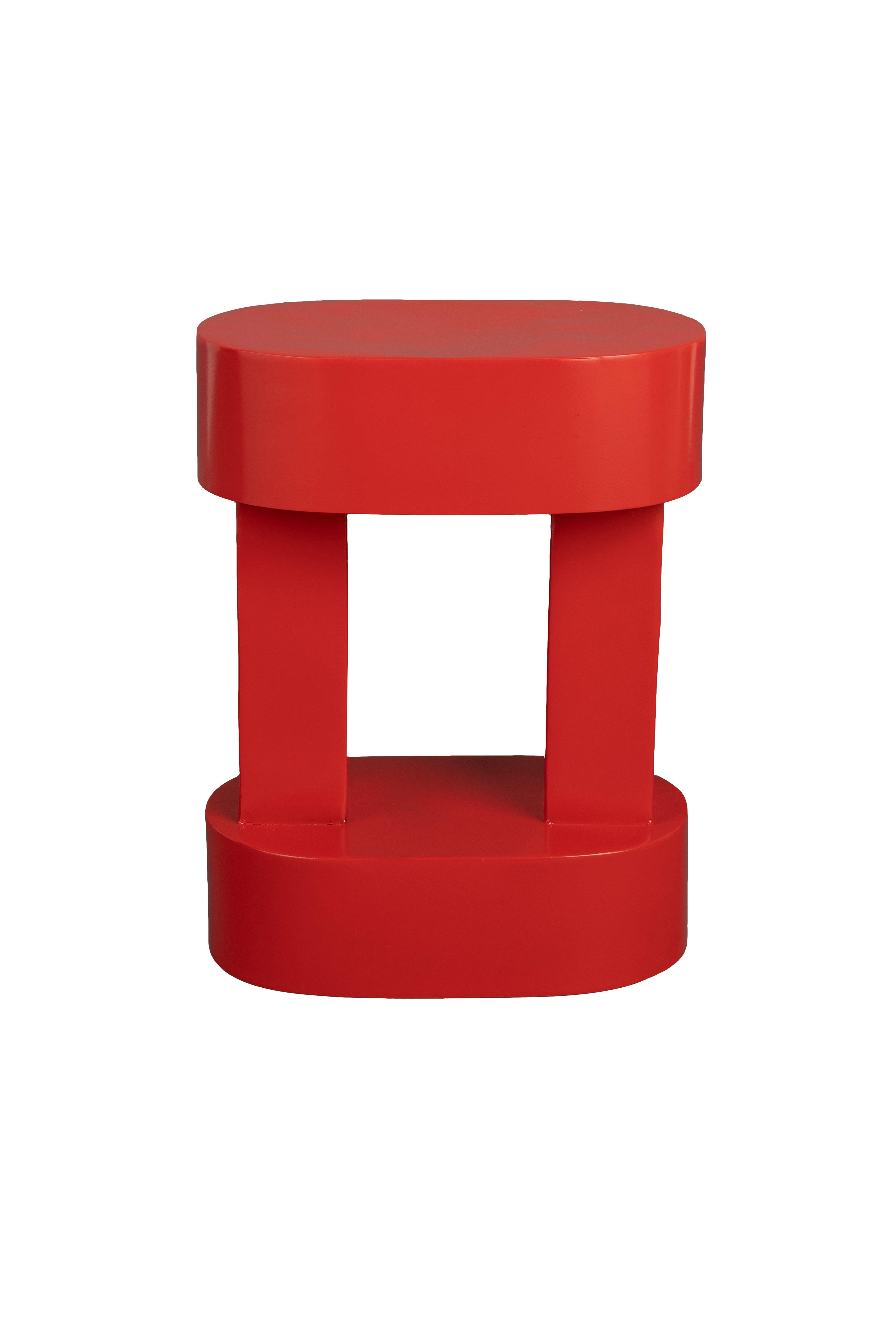 Magenta Side Table Red Dutchbone    Eye on Design