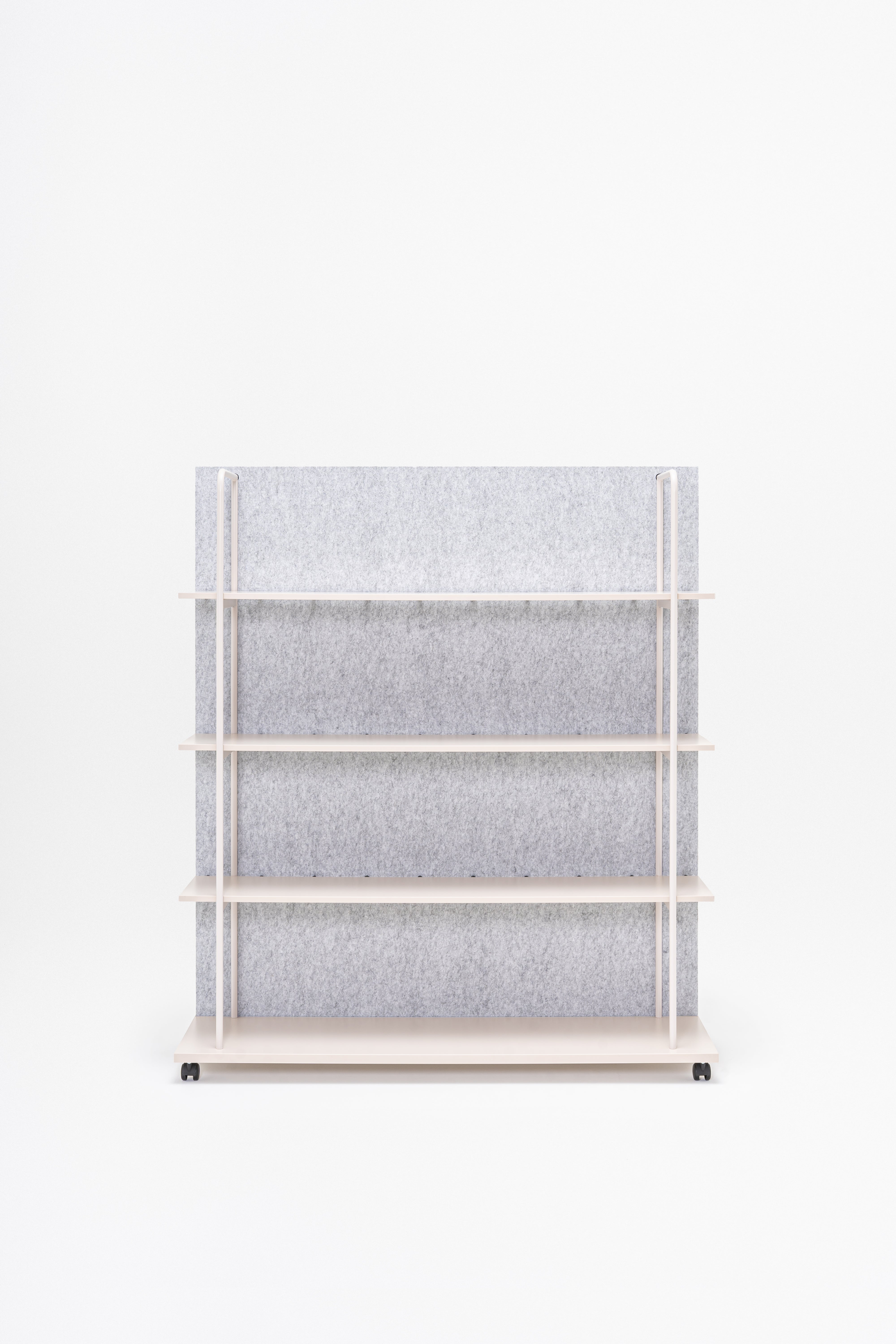 Steel shelving tanca rear from felt