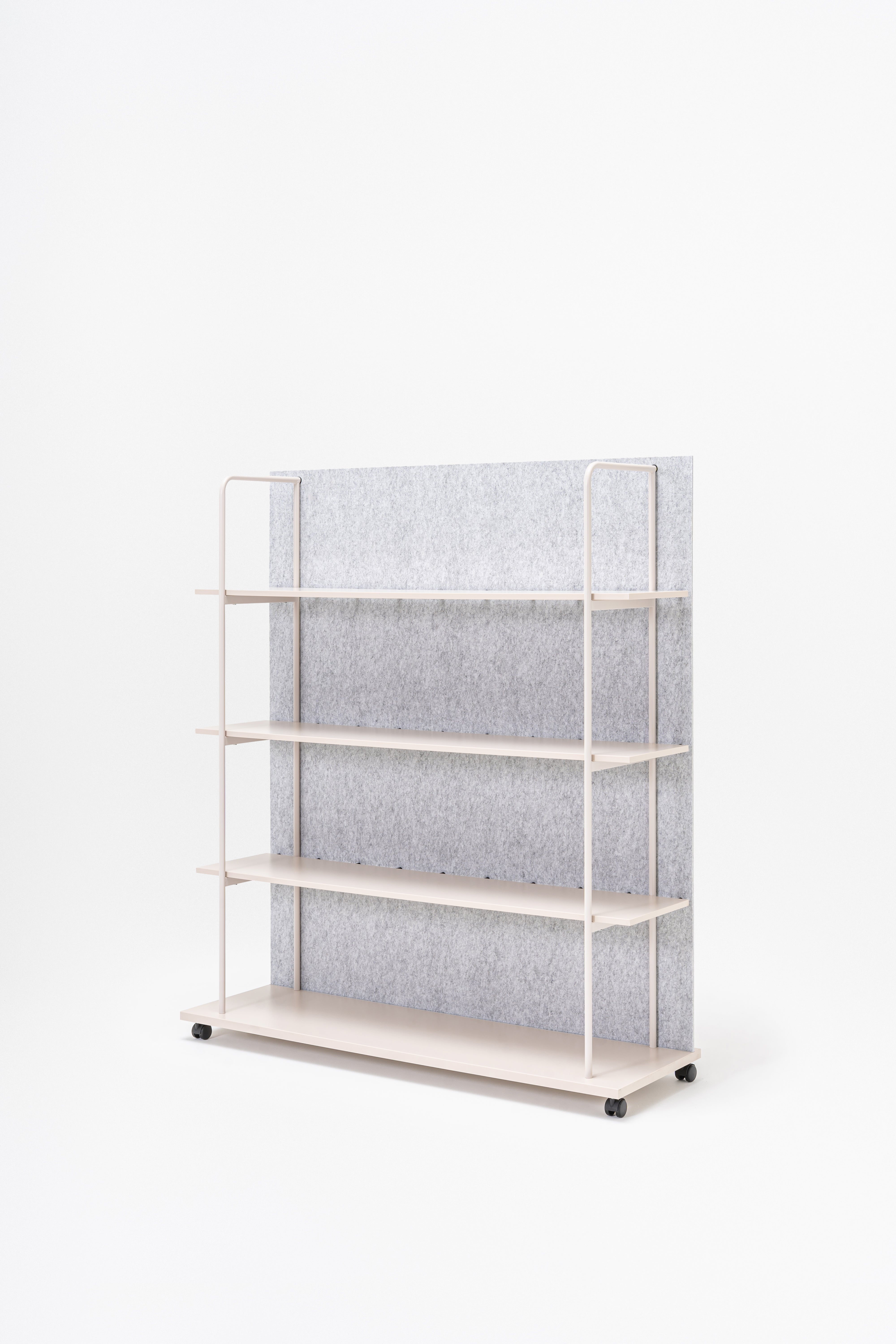 Steel shelving tanca rear from felt