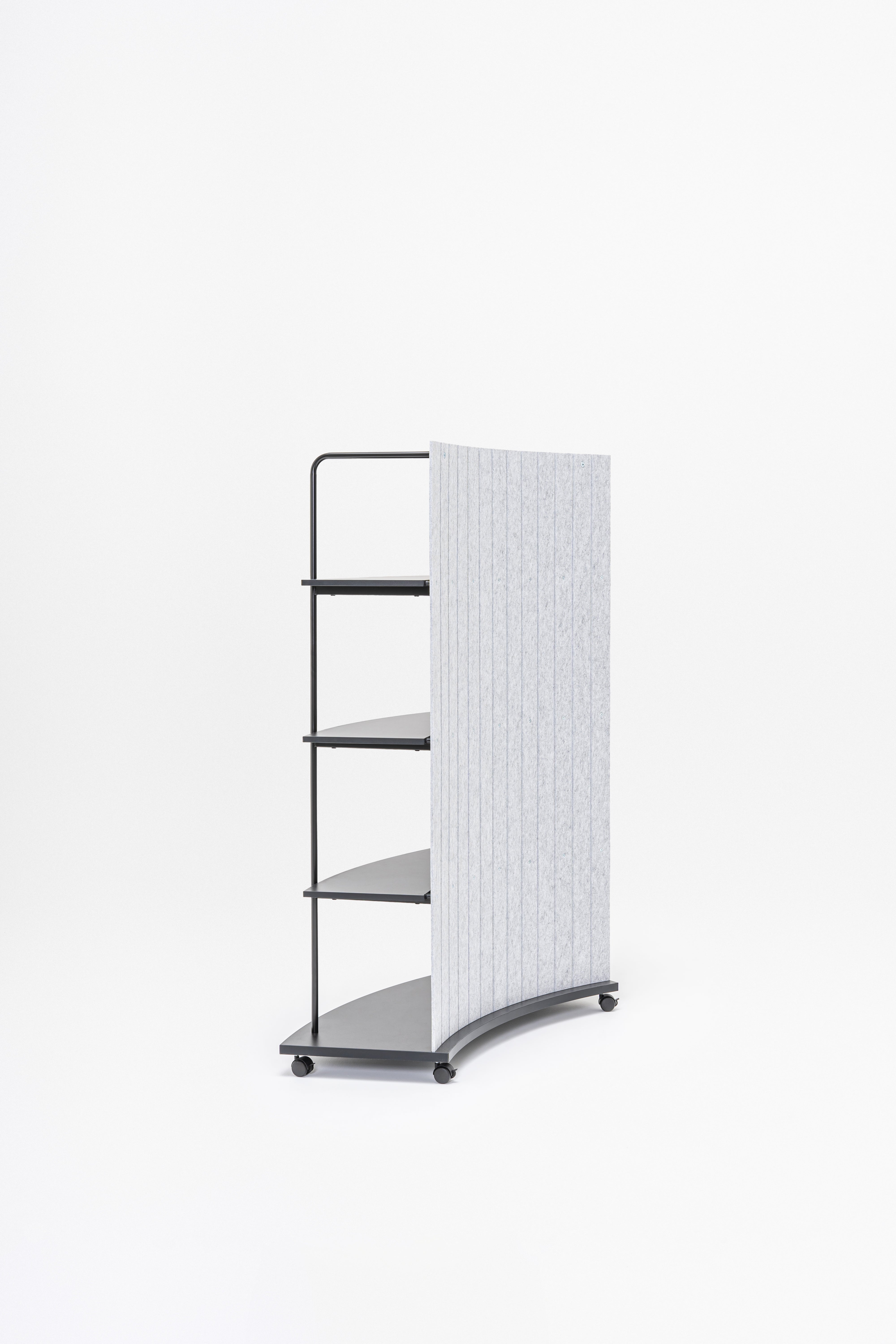 Steel shelving tanca rear from felt