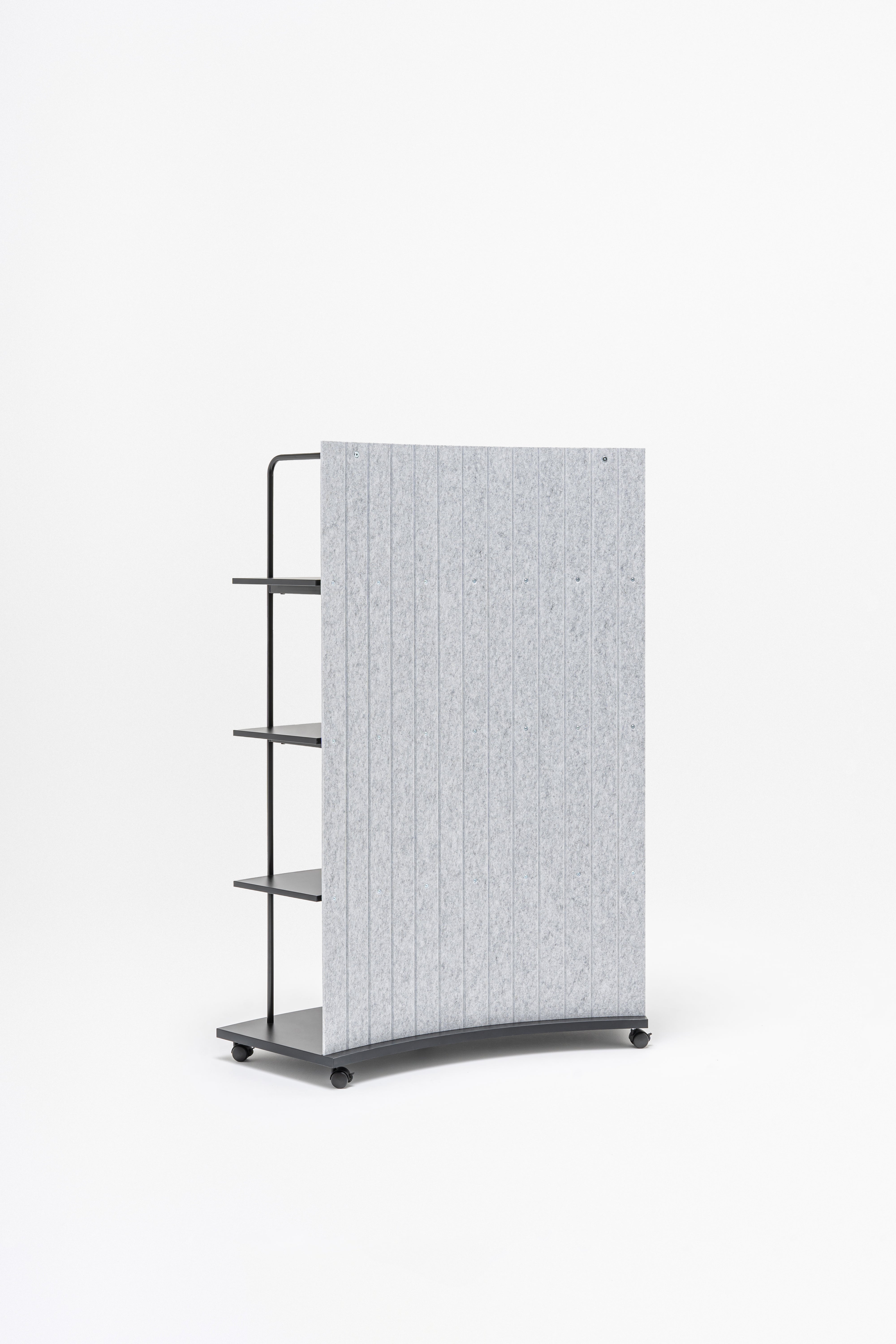 Steel shelving tanca rear from felt