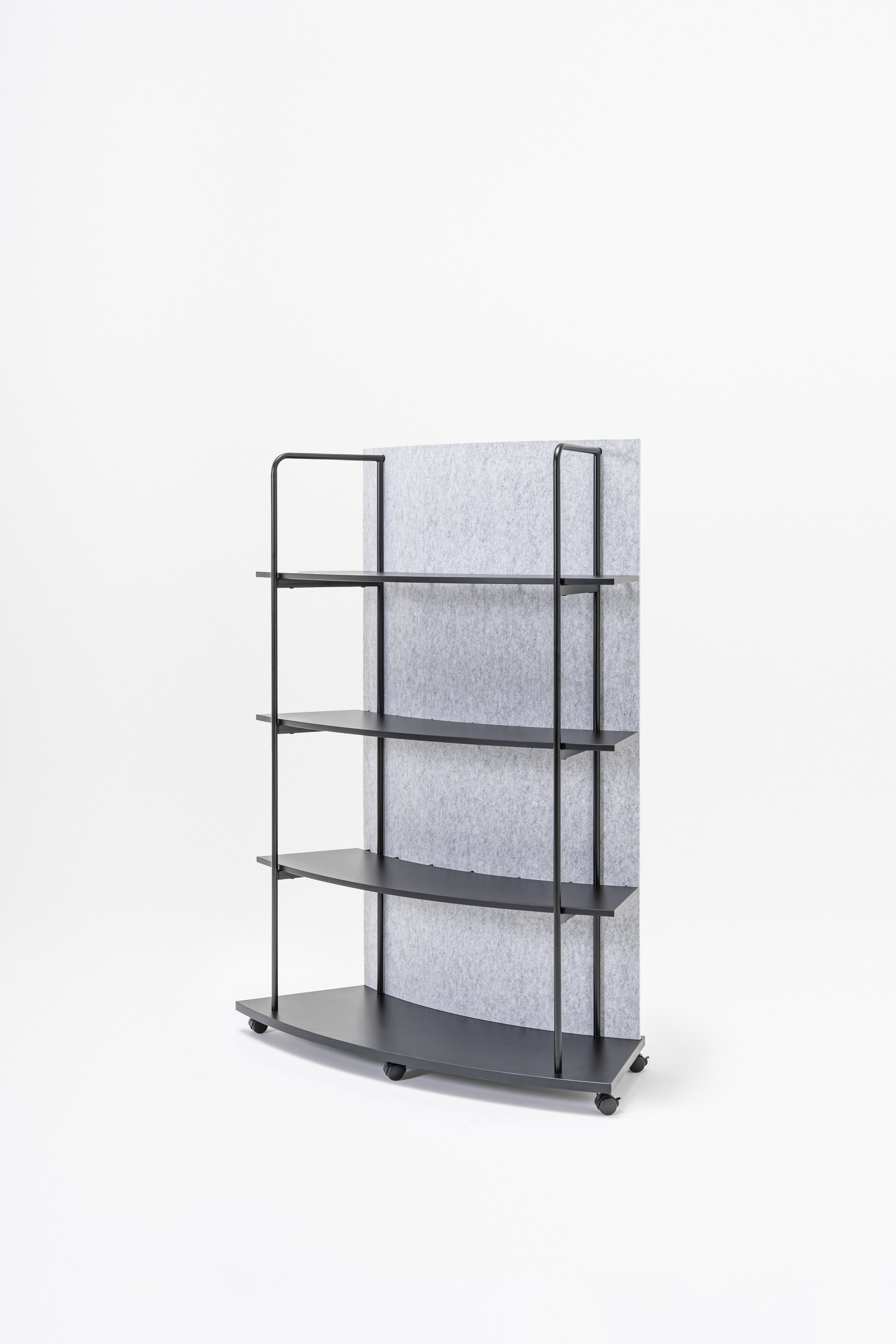 Steel shelving tanca rear from felt