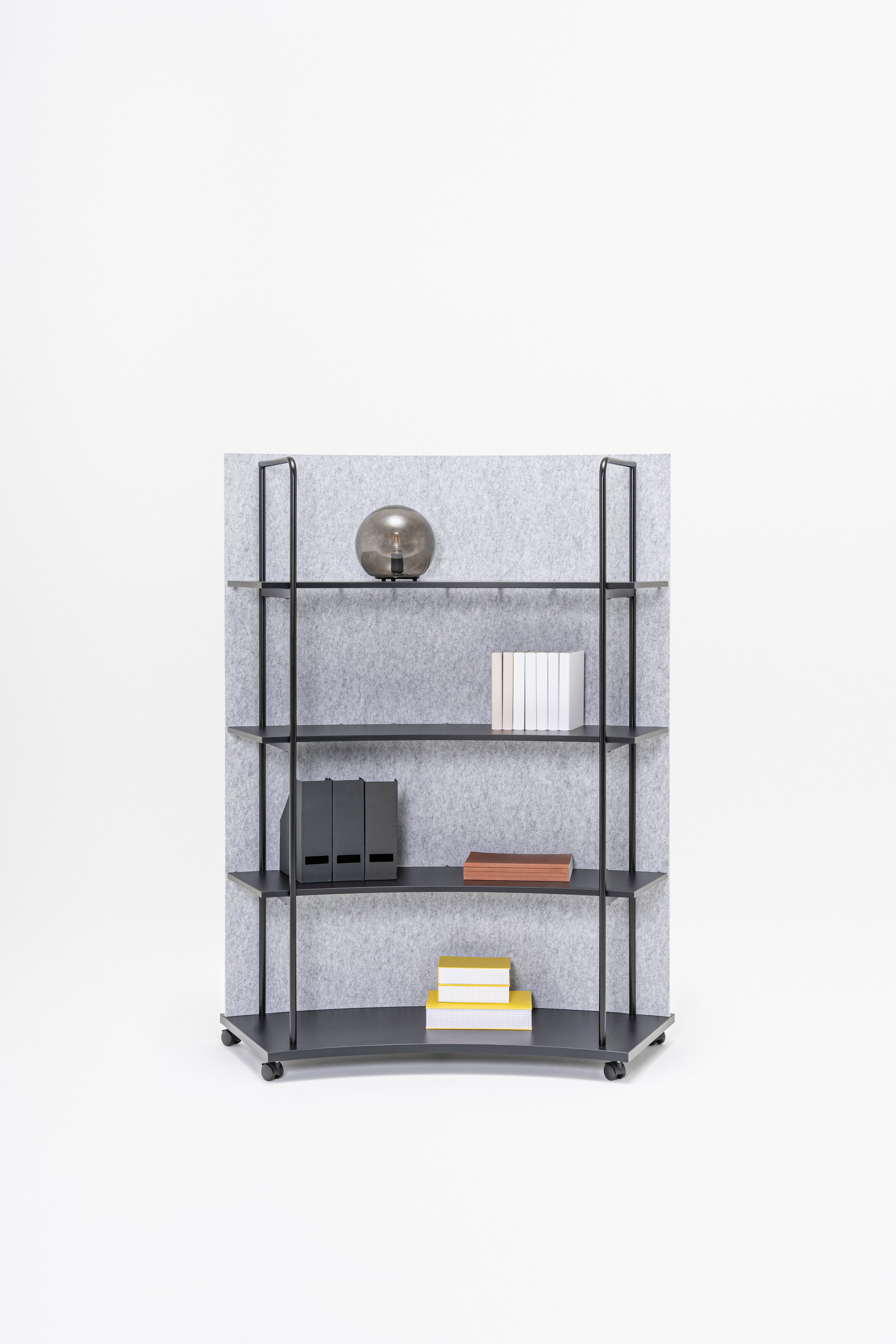 Steel shelving tanca rear from felt