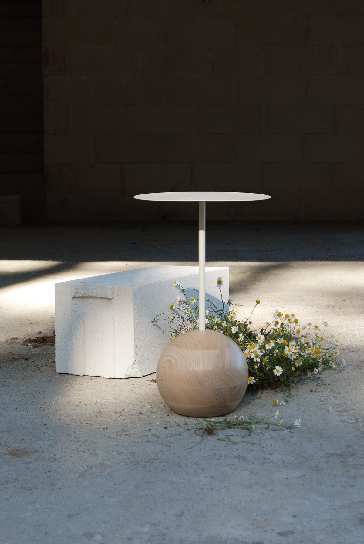 SU Coffee Table Wood and Steel