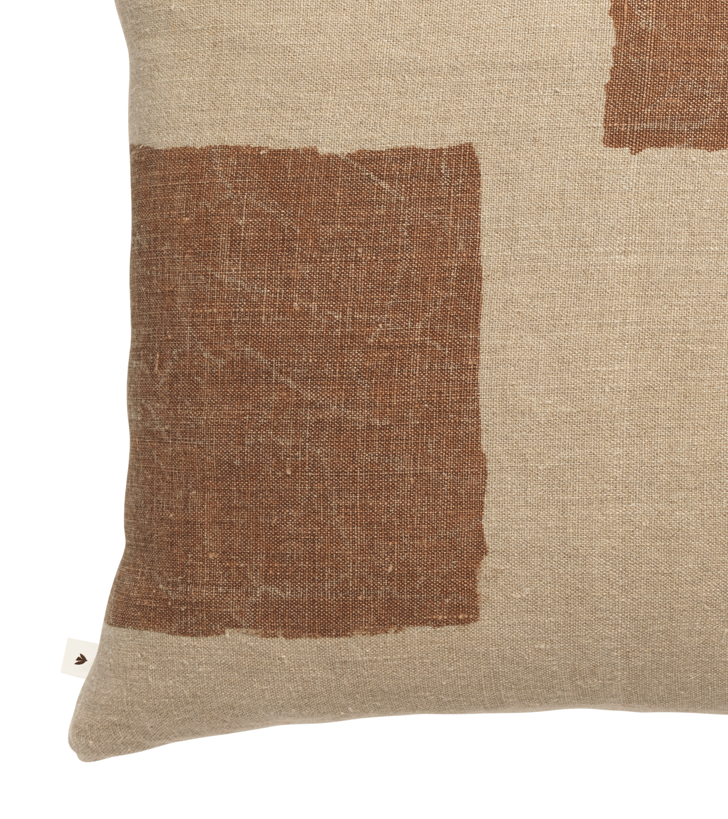 Dekokissen OLEO beige mit braun