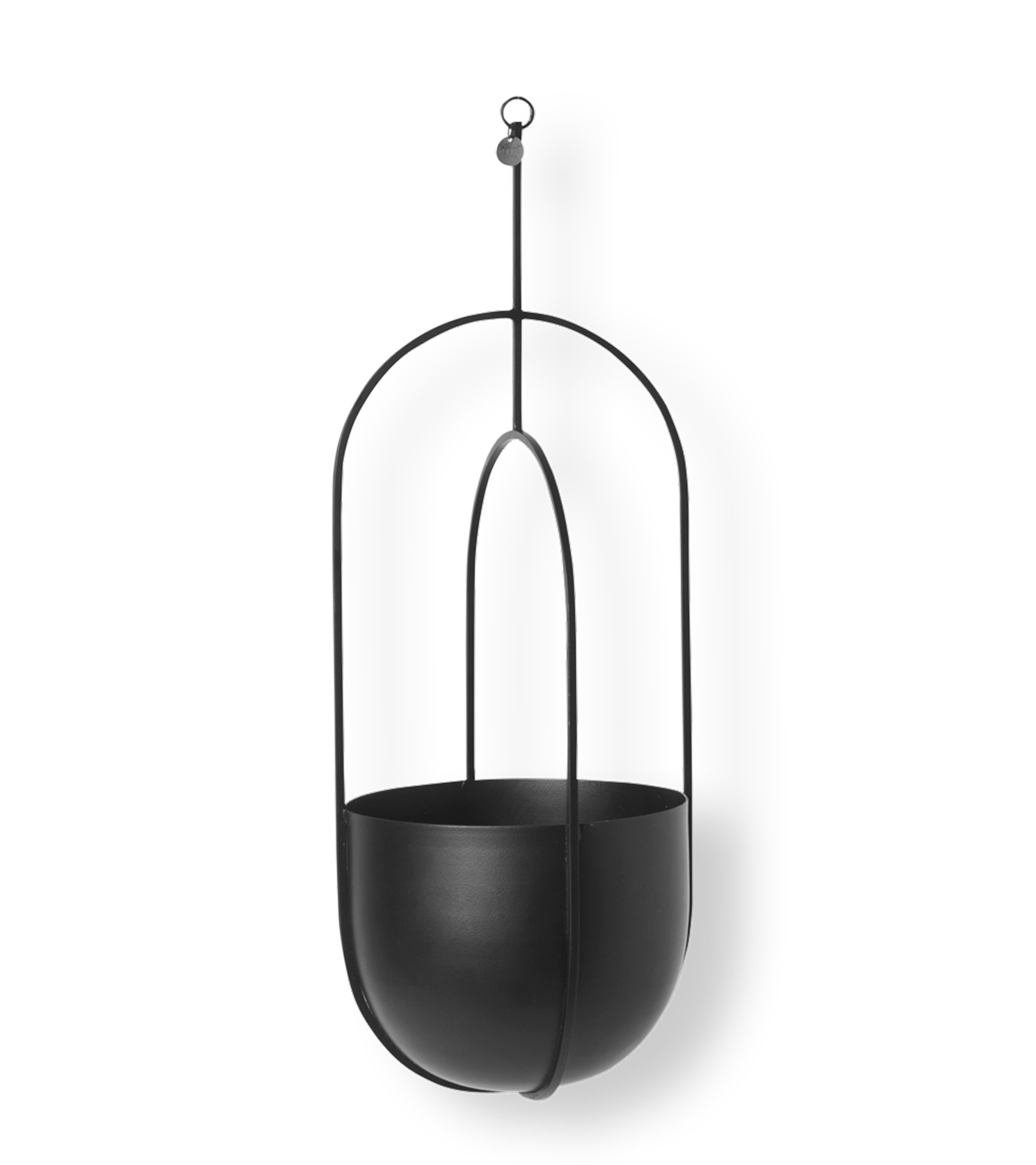 HANGING DECO POT black