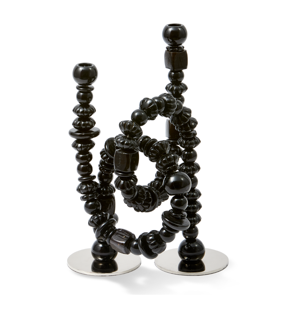 BEADS Kerzenständer schwarz