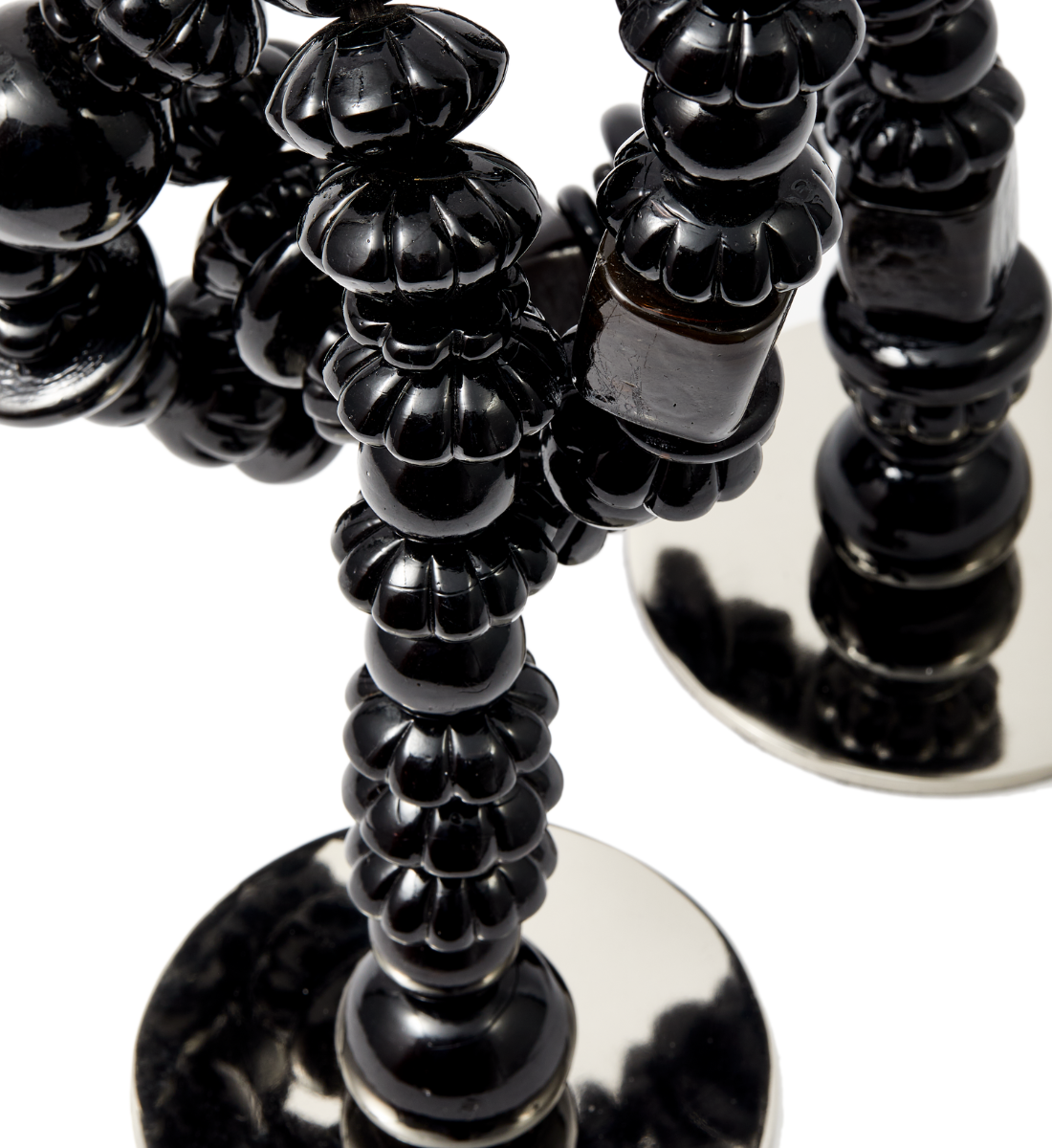 BEADS Kerzenständer schwarz