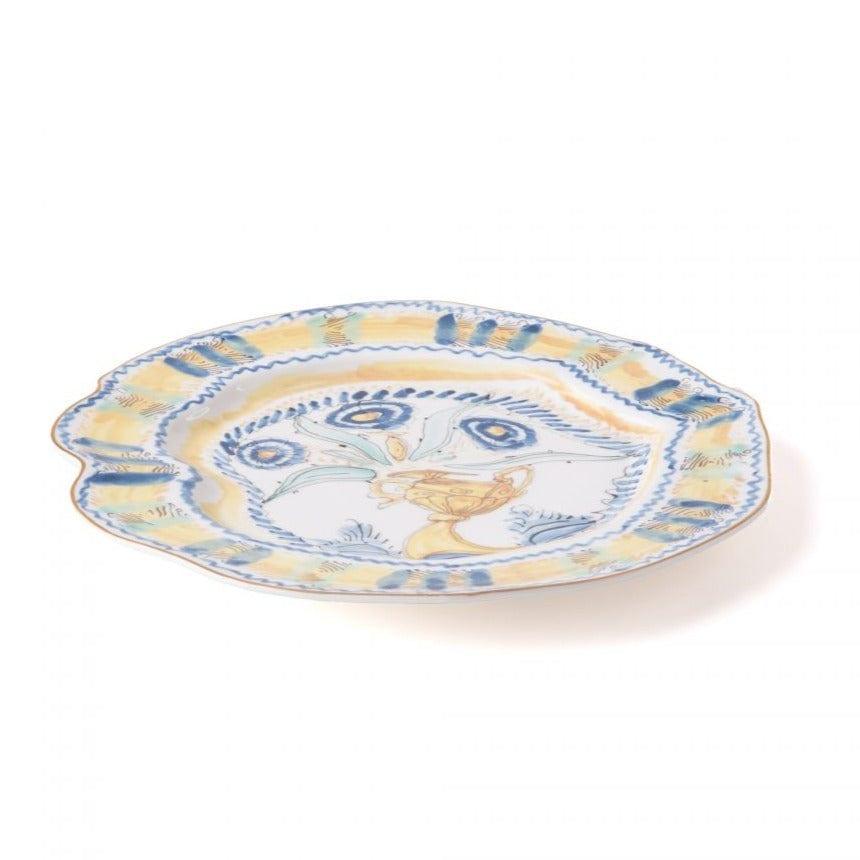 Talerz CLASSICS ON ACID - SPANISH YELLOW porcelanowy Seletti    Eye on Design