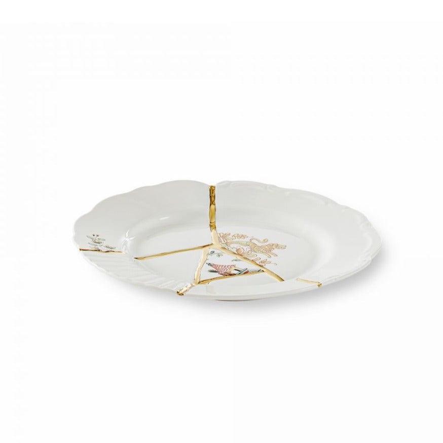 Talerz deserowy KINTSUGI porcelanowy Seletti    Eye on Design