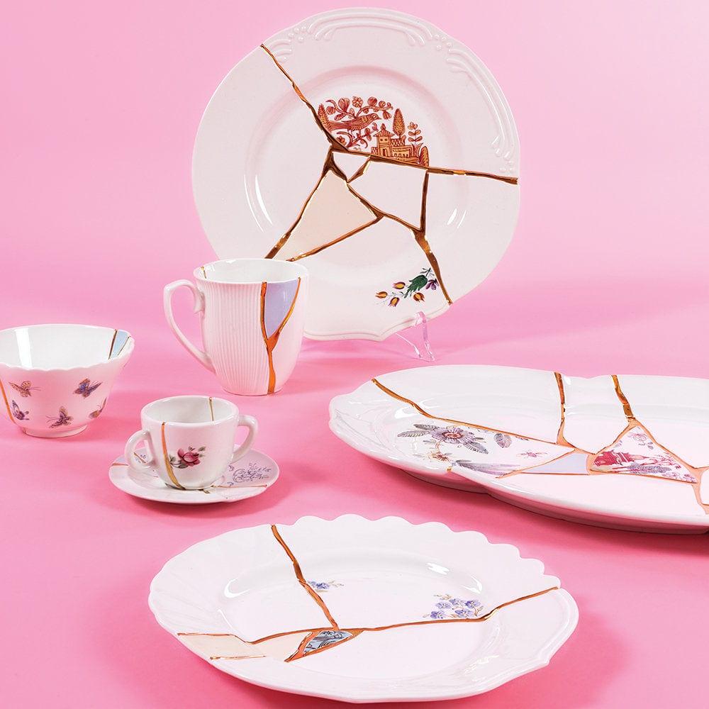 Talerz głęboki KINTSUGI #2 porcelanowy Seletti    Eye on Design