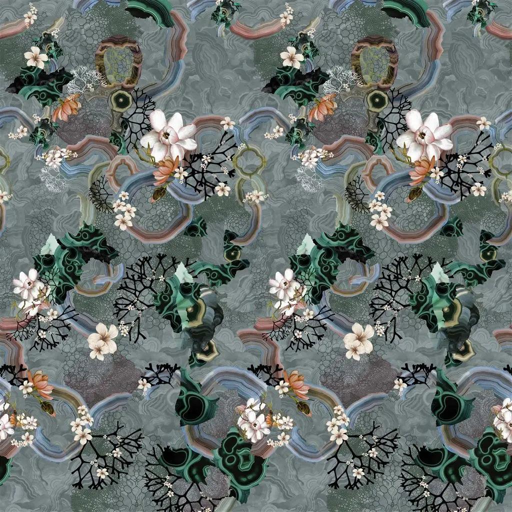 Tapeta ALGAE BLOOM GRAPHITE szarobłękitny Christian Lacroix    Eye on Design