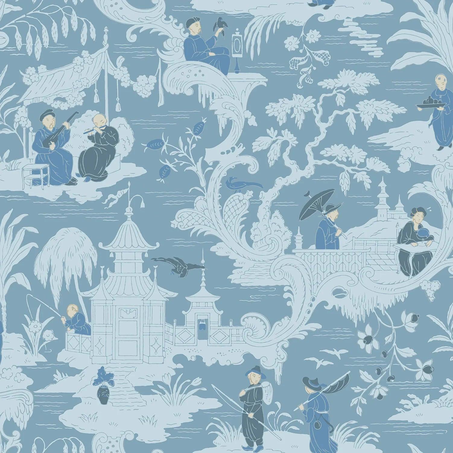 Tapeta ARCHIVE ANTHOLOGY - Chinese Toile błękit Cole & Son    Eye on Design