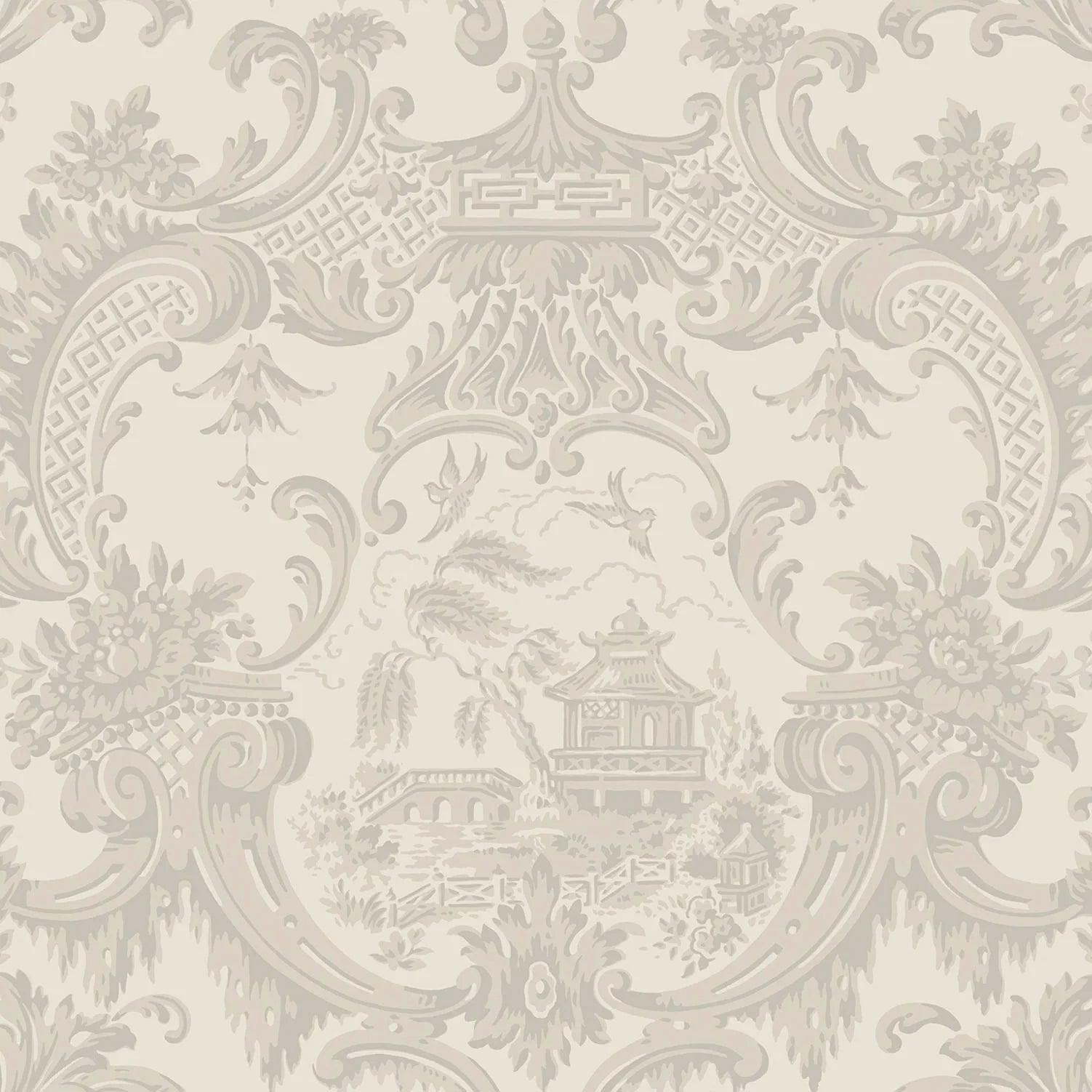 Tapeta ARCHIVE ANTHOLOGY - Chippendale China jasna szarość Cole & Son    Eye on Design