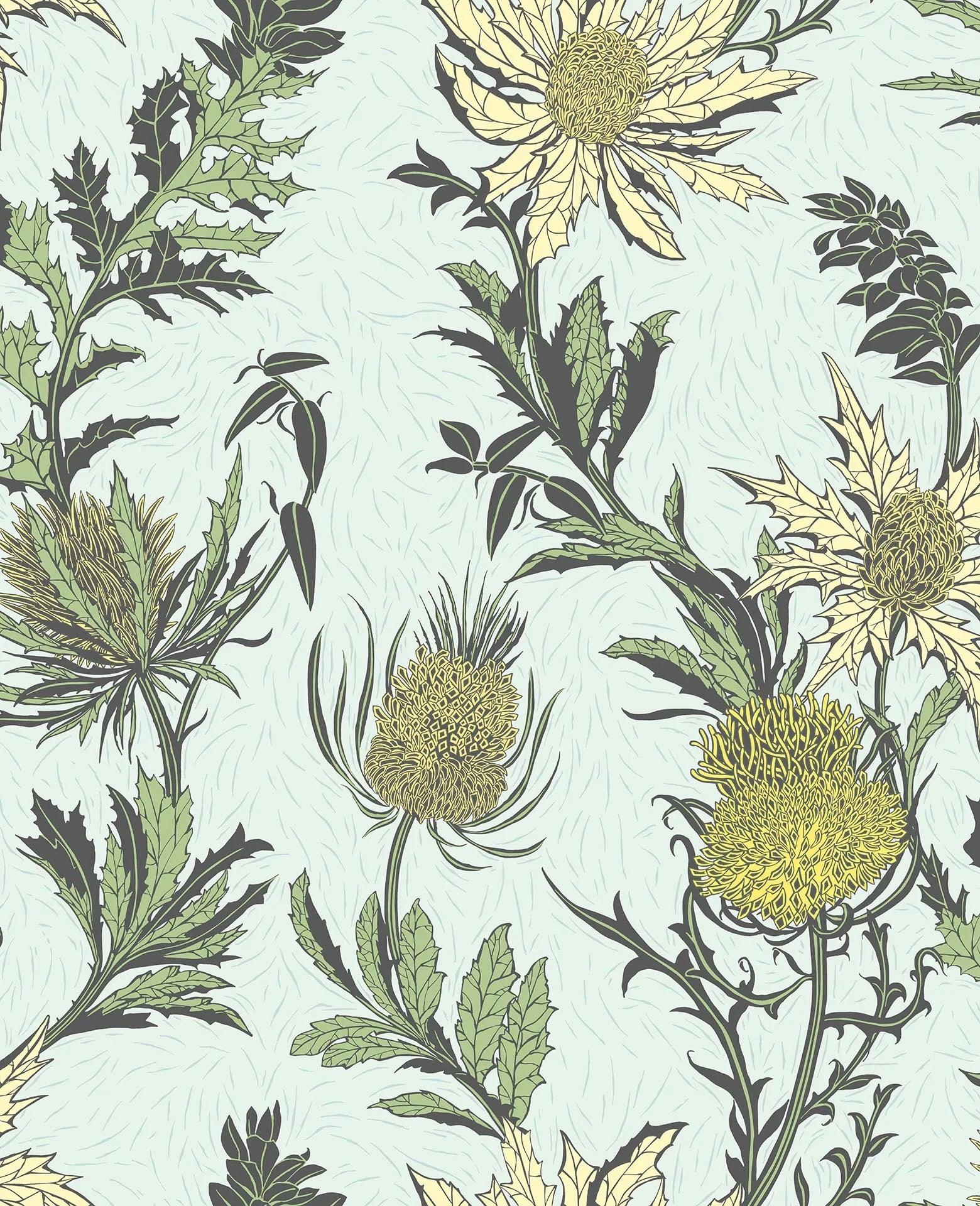 Tapeta BOTANICAL BOTANICA - Thistle błękit Cole & Son Default Title   Eye on Design