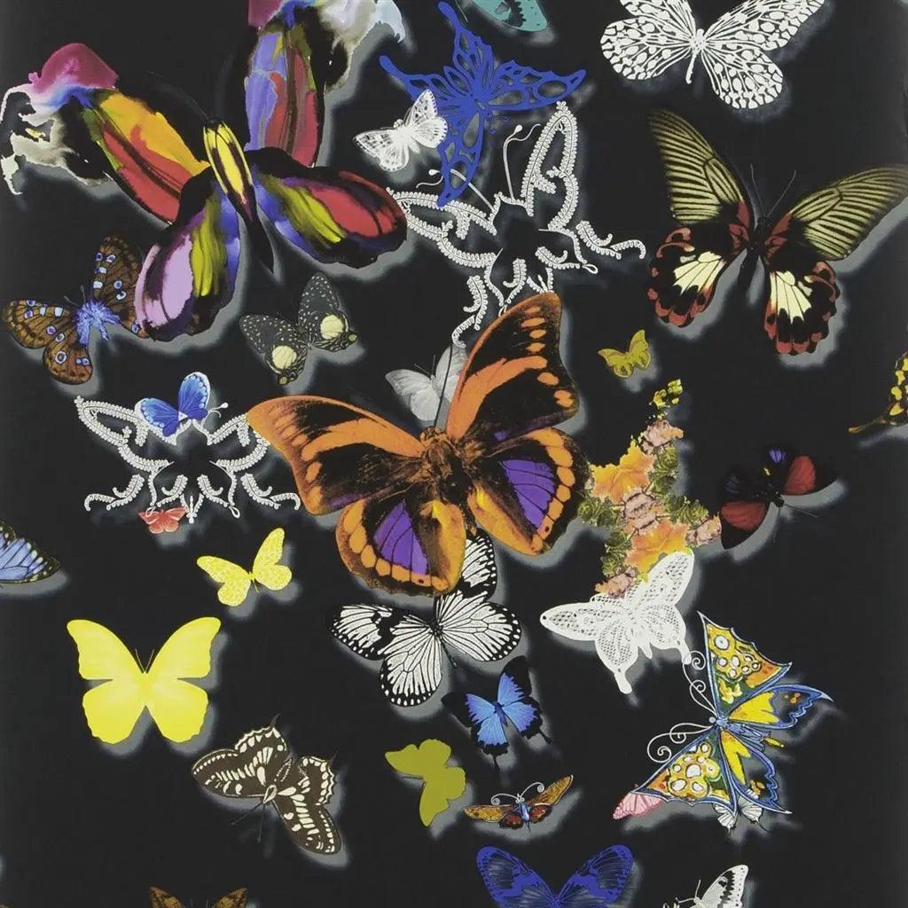 Tapeta BUTTERFLY PARADE - OSCURO czarny Christian Lacroix    Eye on Design