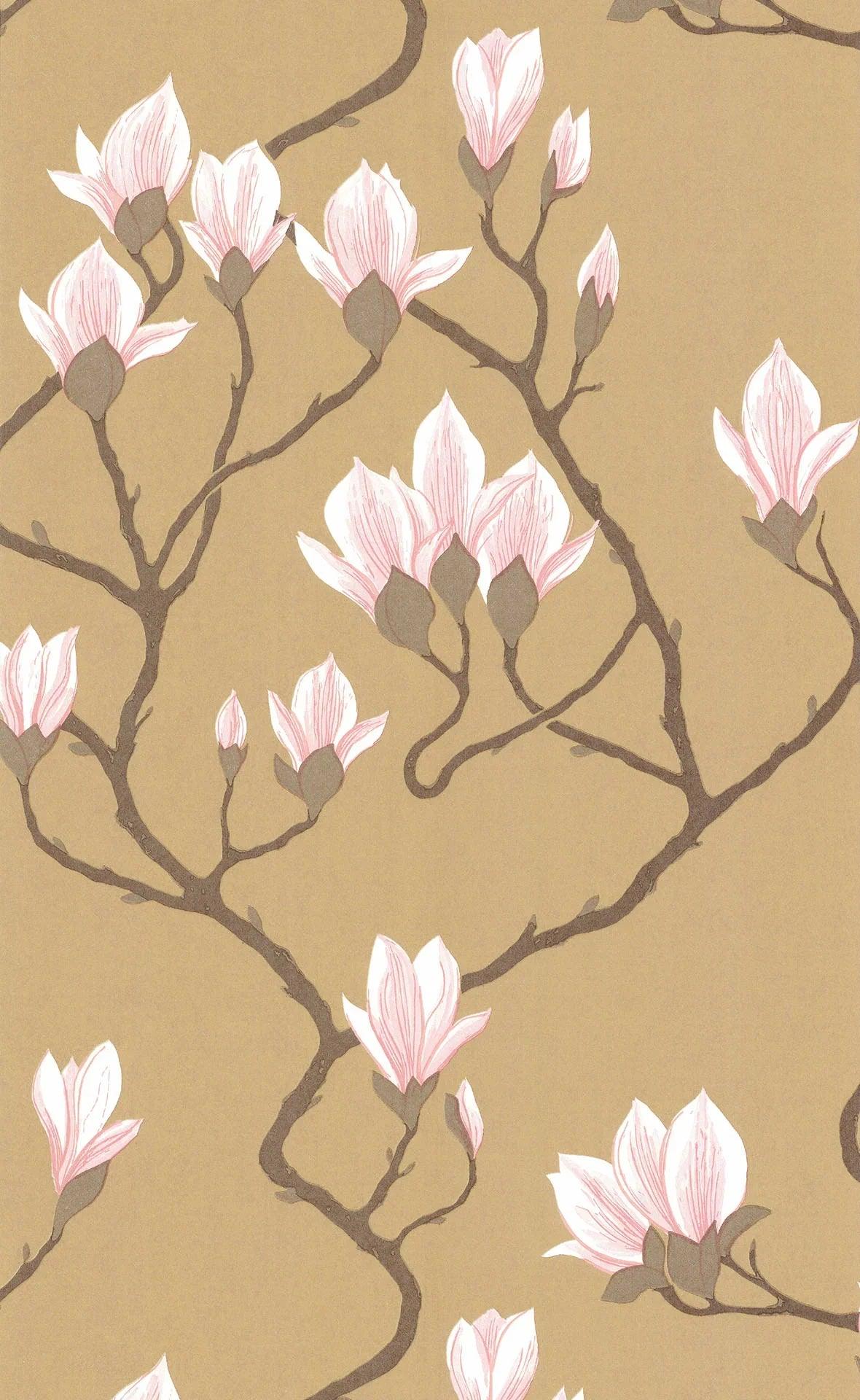 Tapeta CONTEMPORARY COLLECTION - Magnolia metaliczny brąz Cole & Son Default Title   Eye on Design