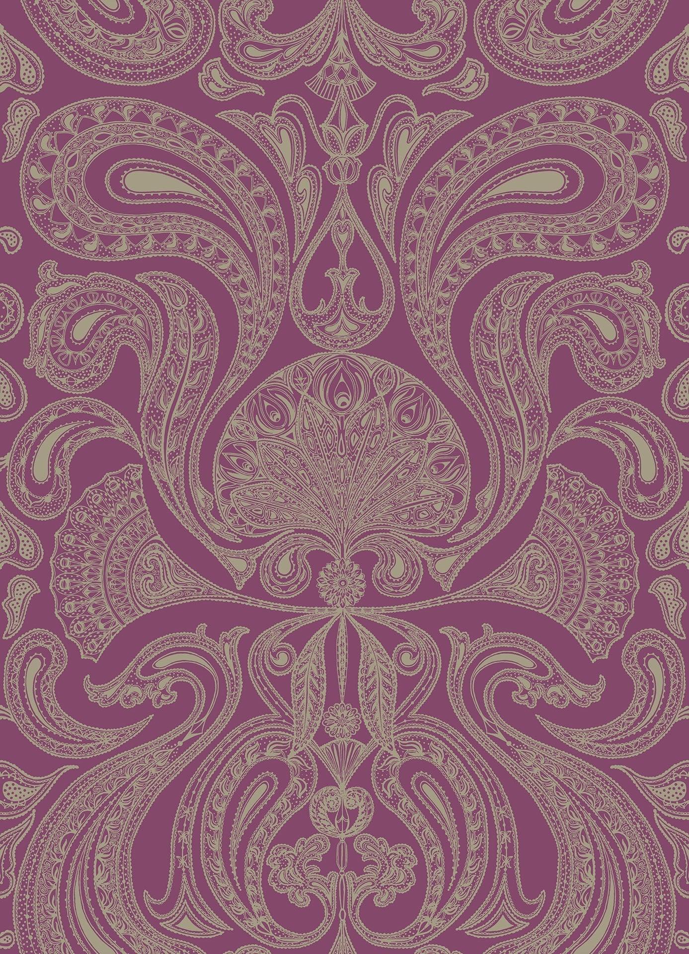 Tapeta CONTEMPORARY RESTYLED - Malabar fioletowy Cole & Son Default Title   Eye on Design