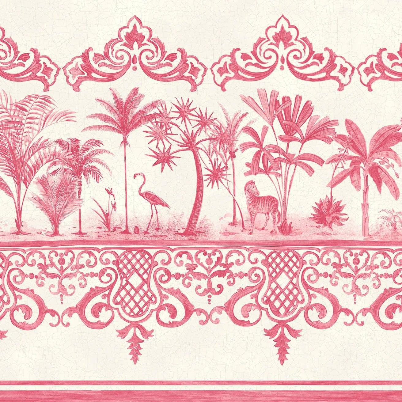 Tapeta FOLIE - Rousseau Border fuksja Cole & Son    Eye on Design
