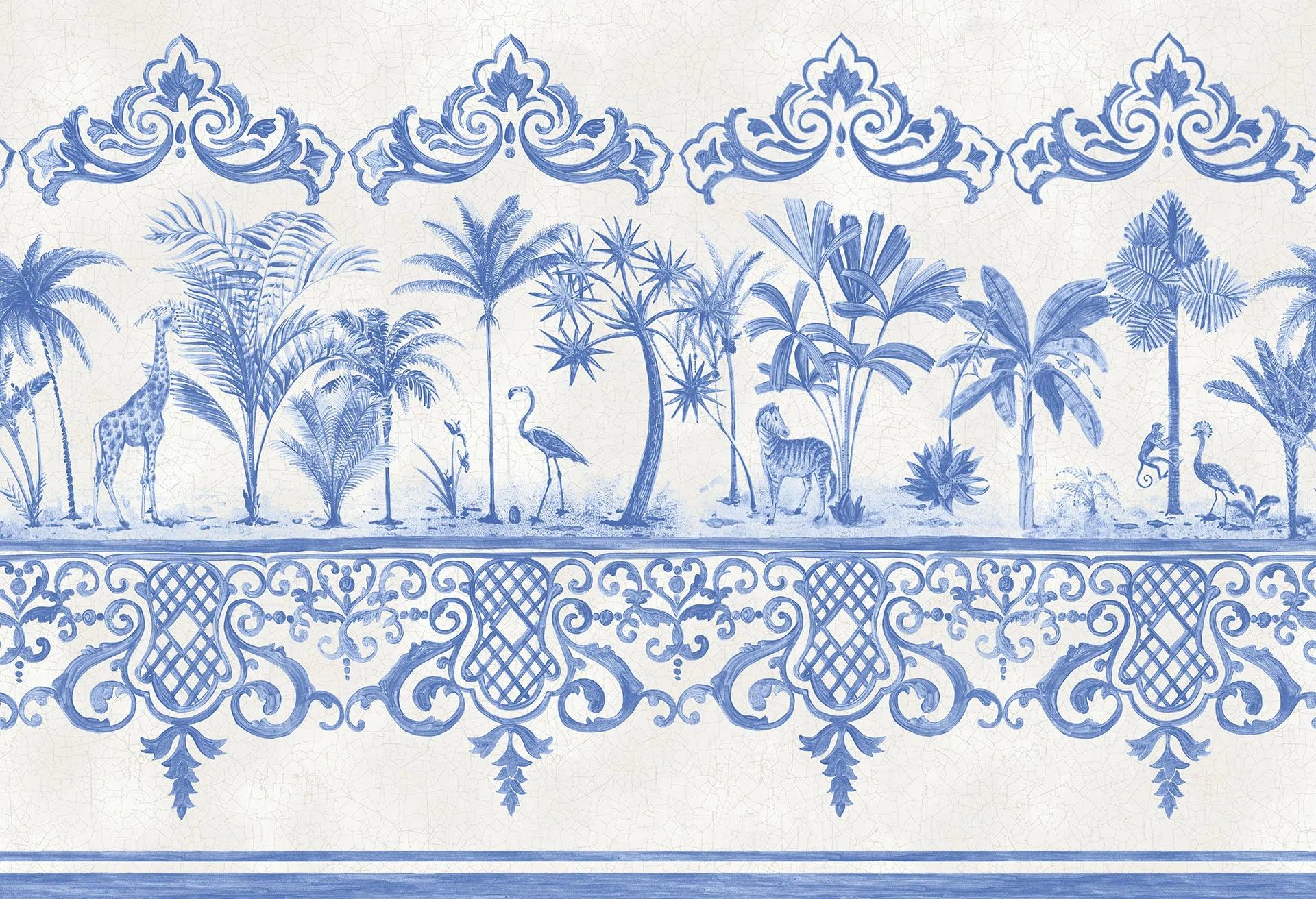 Tapeta FOLIE - Rousseau Border niebieski Cole & Son Default Title   Eye on Design