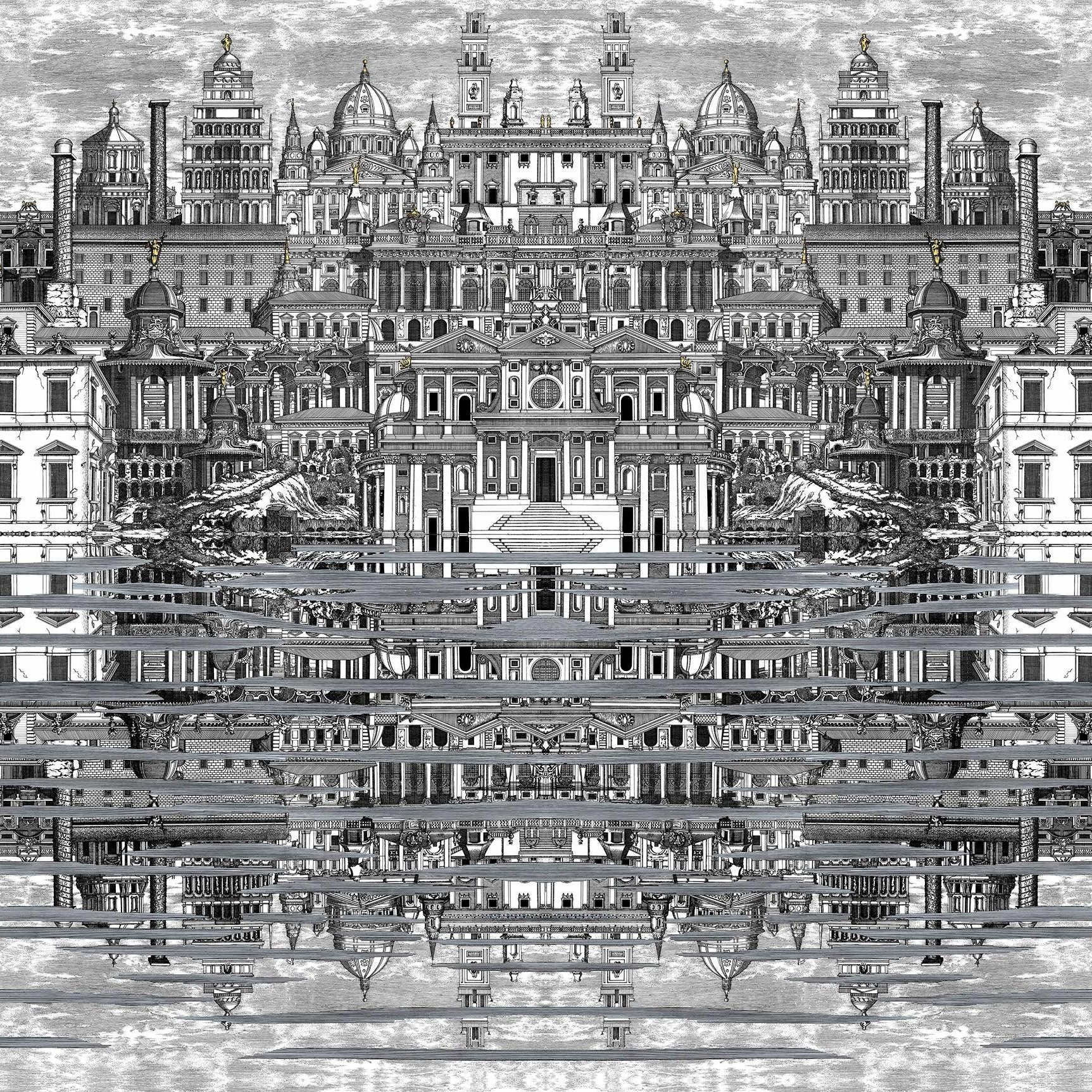 Tapeta FORNASETTI SENZA TEMPO - Riflesso Cole & Son    Eye on Design