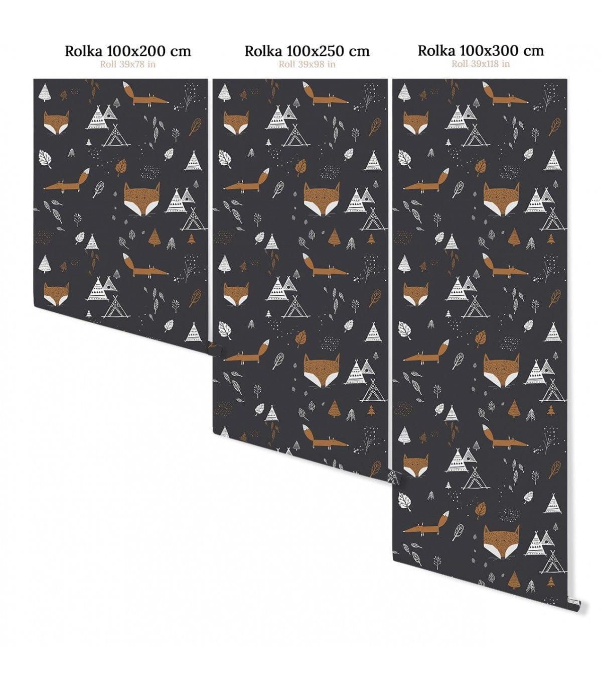 Tapeta FOX ADVENTURE BLACK Wallcolors    Eye on Design