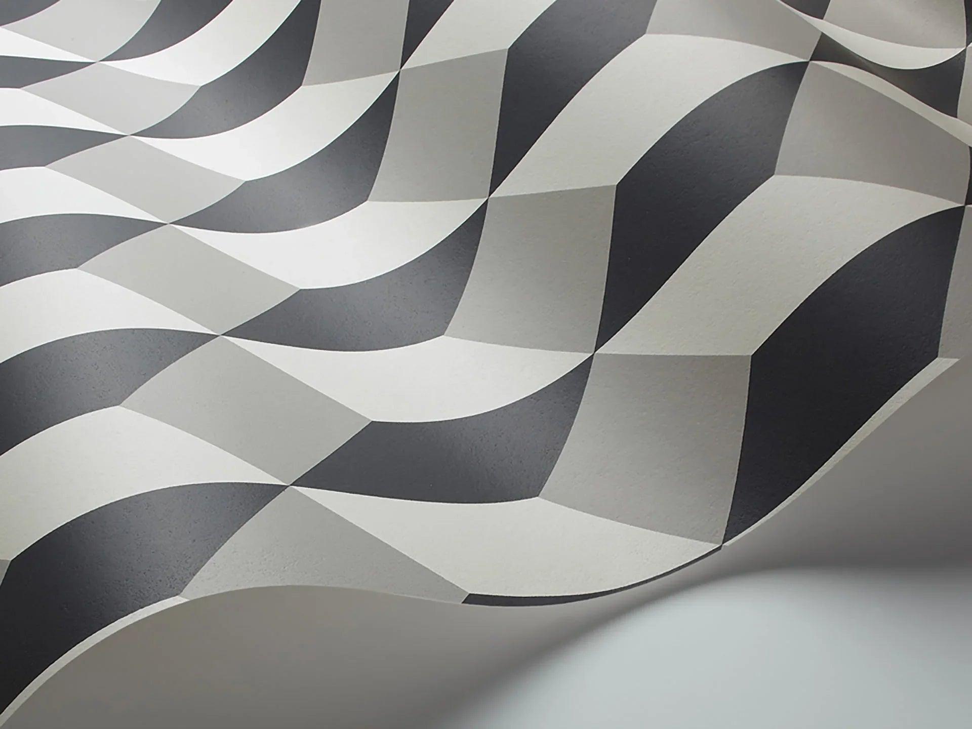 Tapeta GEOMETRIC II - Delano szary Cole & Son    Eye on Design