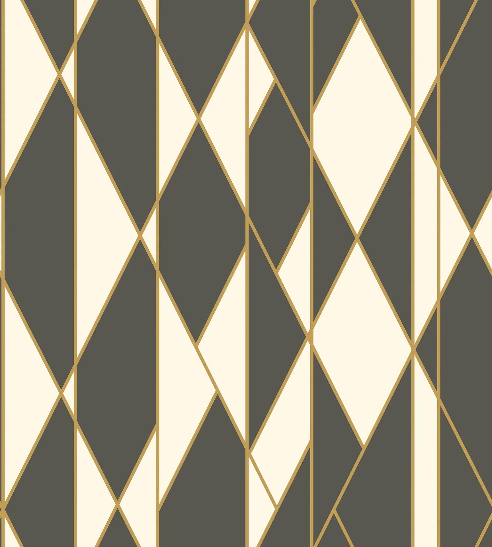 Tapeta GEOMETRIC II - Oblique czarny Cole & Son    Eye on Design