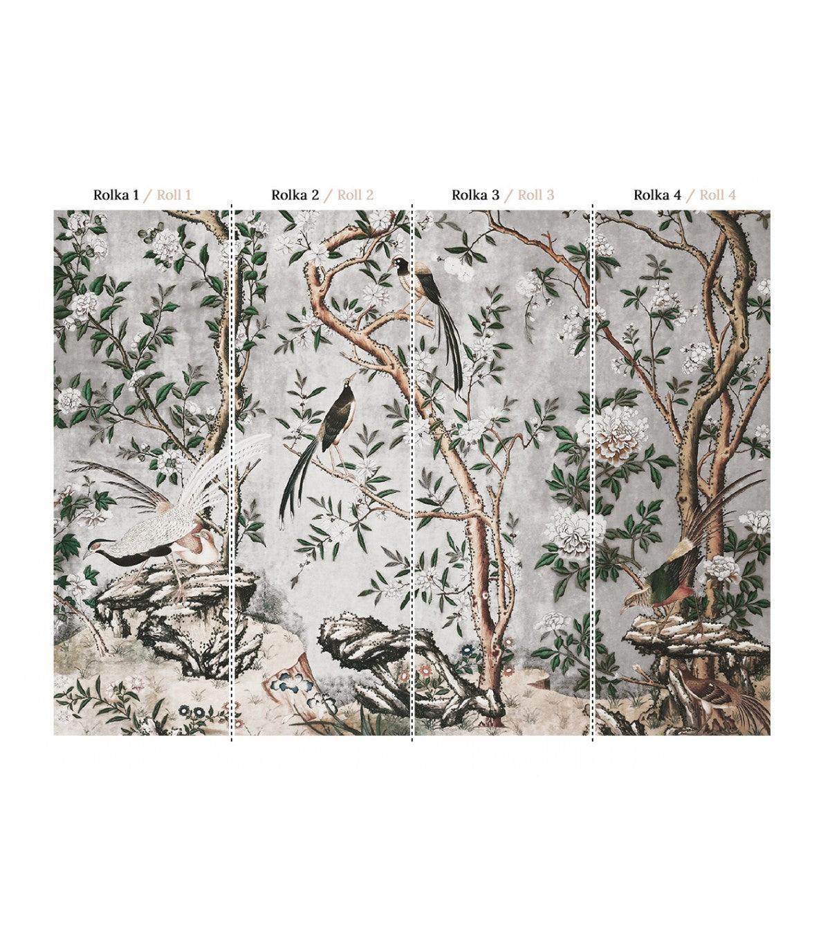 Tapeta GRAY CHINOISERIE Wallcolors    Eye on Design