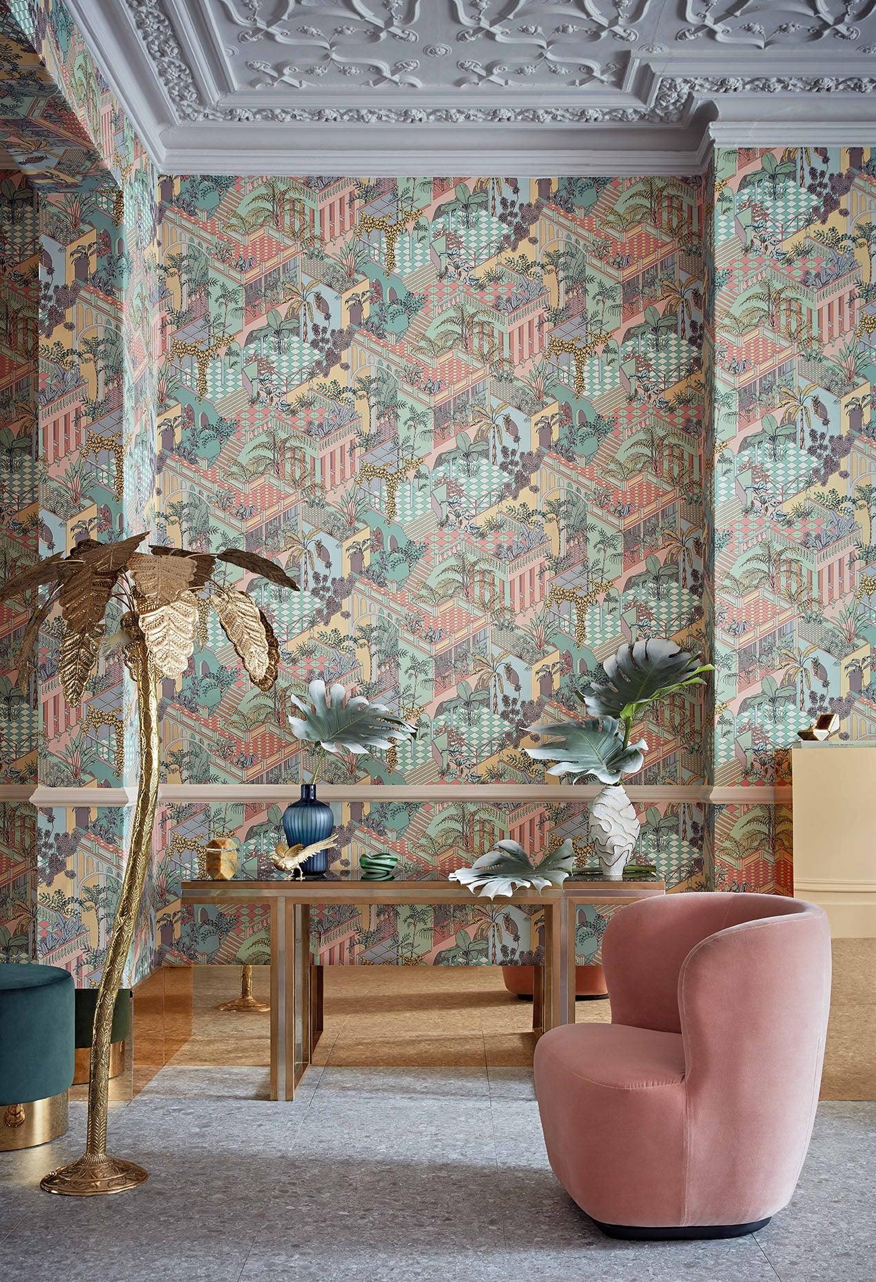 Tapeta ICONS - Miami pastelowy Cole & Son    Eye on Design