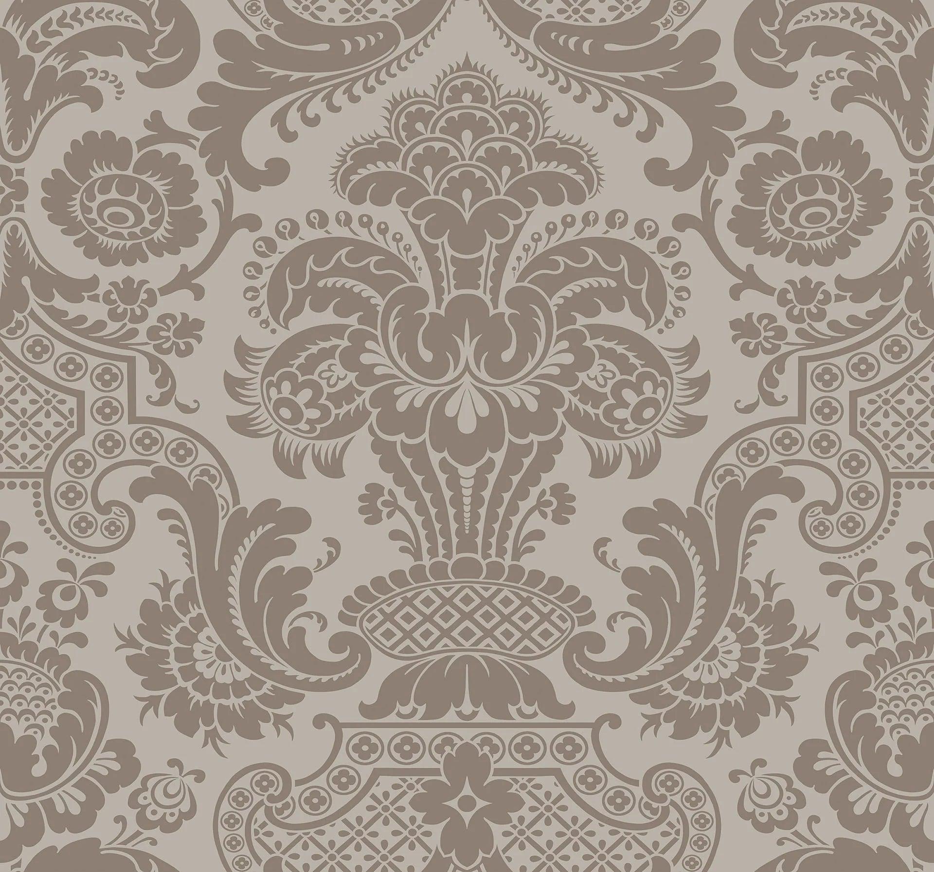 Tapeta MARIINSKY DAMASK - Carmen ciemnoszary Cole & Son    Eye on Design