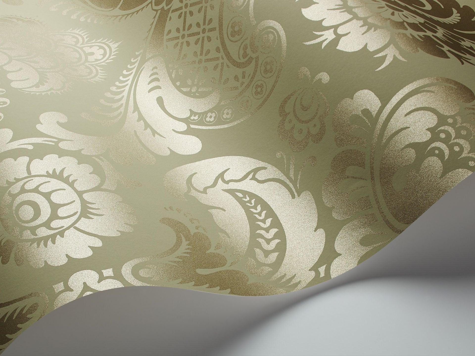 Tapeta MARIINSKY DAMASK - Carmen oliwkowy Cole & Son    Eye on Design