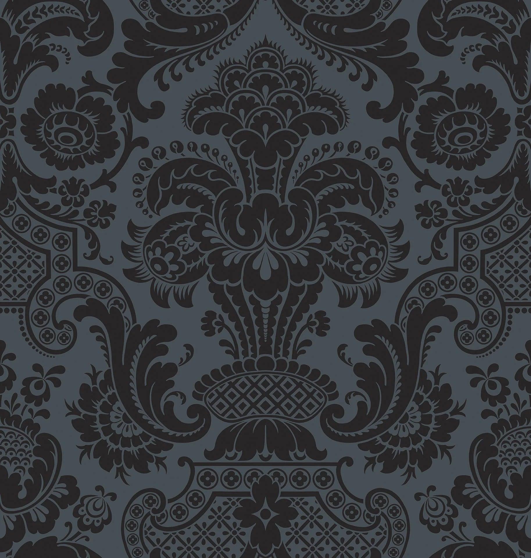 Tapeta MARIINSKY DAMASK - Petrouchka czarny Cole & Son    Eye on Design