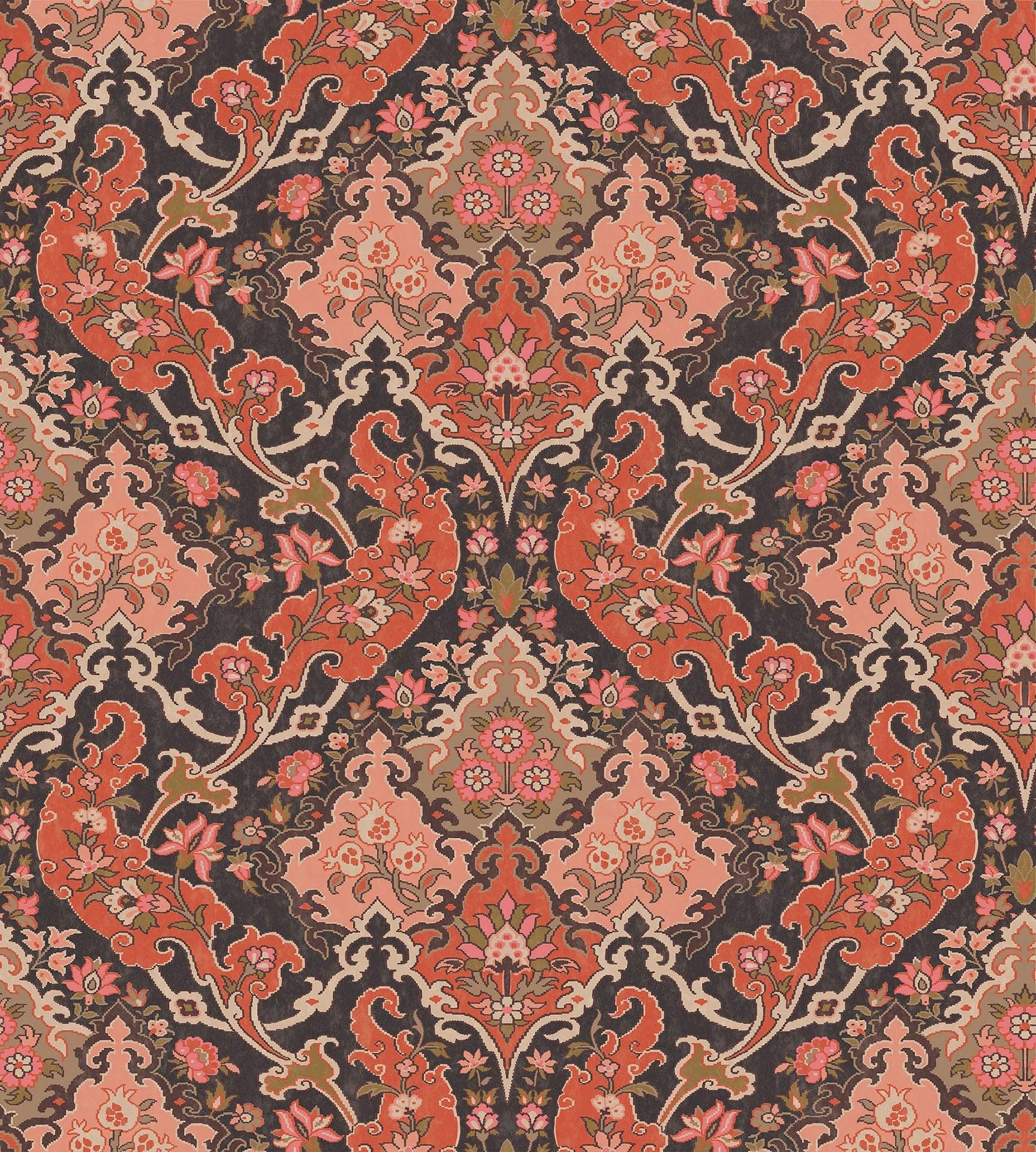 Tapeta MARIINSKY DAMASK - Pushkin koral Cole & Son    Eye on Design