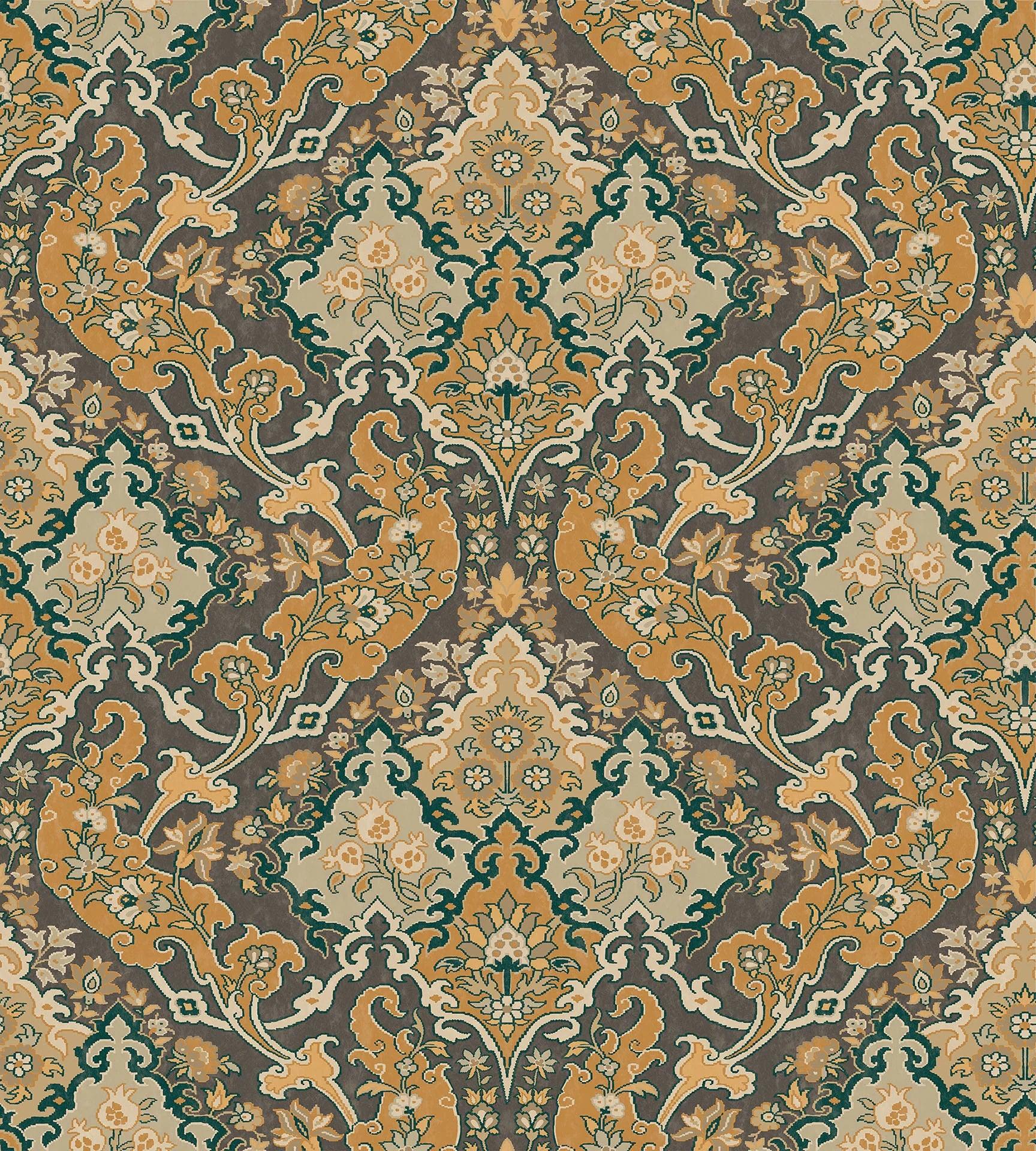 Tapeta MARIINSKY DAMASK - Pushkin ochra Cole & Son    Eye on Design