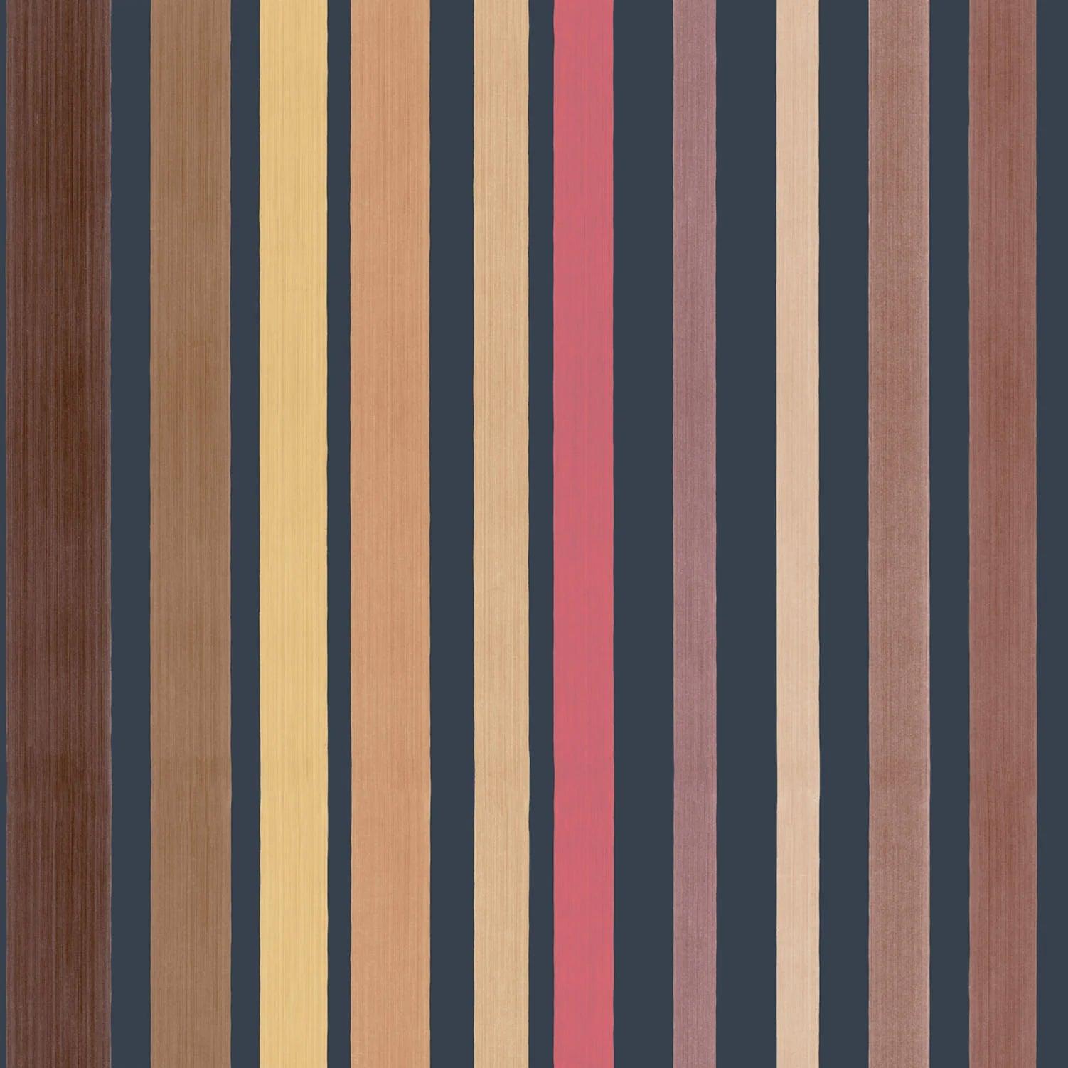 Tapeta MARQUEE STRIPES - Carousel Stripe brązowy Cole & Son    Eye on Design