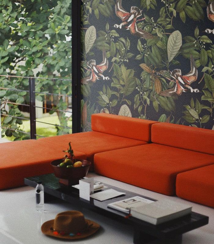 Tapeta ORANGE BIRD Wallcolors    Eye on Design