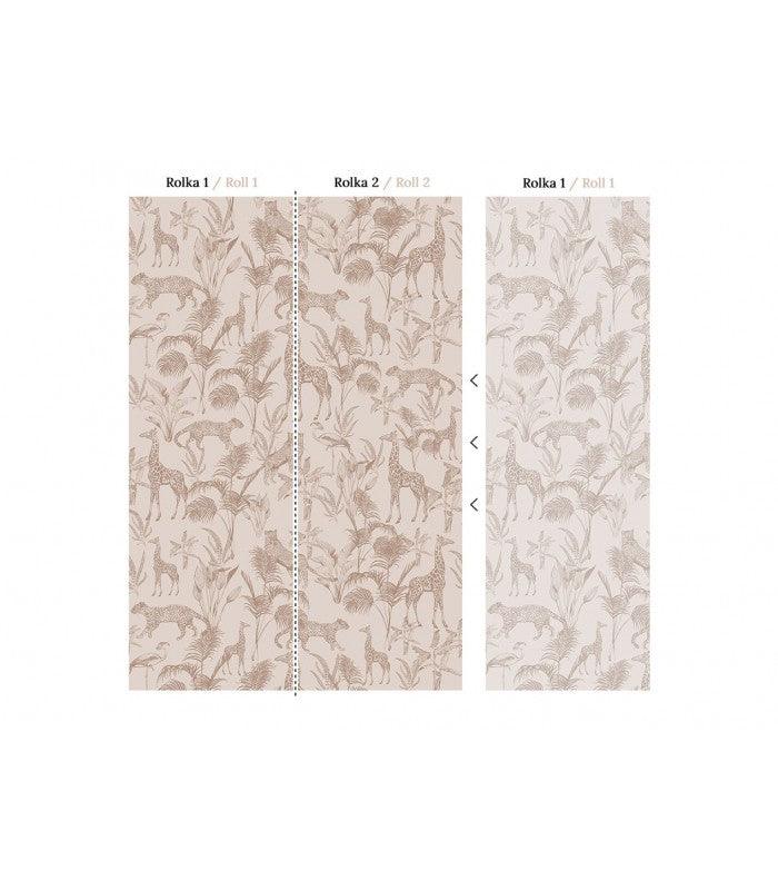 Tapeta SAFARI BEIGE Wallcolors    Eye on Design