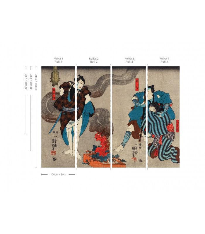 Tapeta Samurai Serenity Wallcolors    Eye on Design