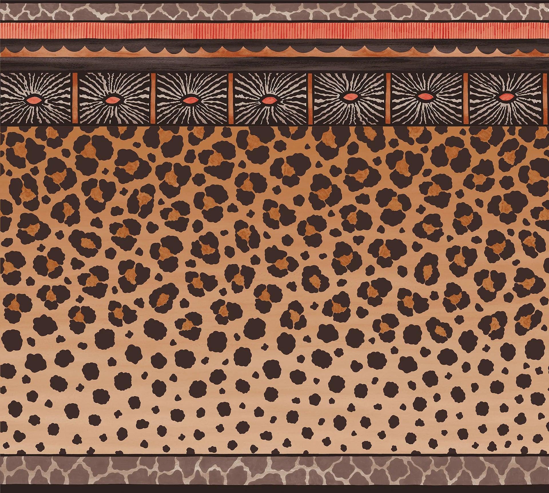 Tapeta THE ARDMORE COLLECTION - Zulu Border terakota Cole & Son    Eye on Design