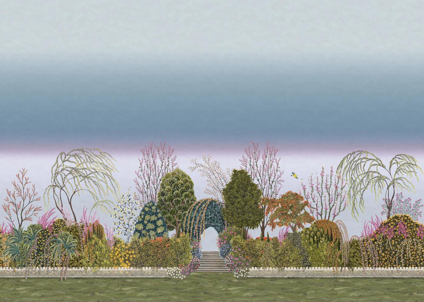 Landscape mural of THE GARDENS - Twilight Reverie