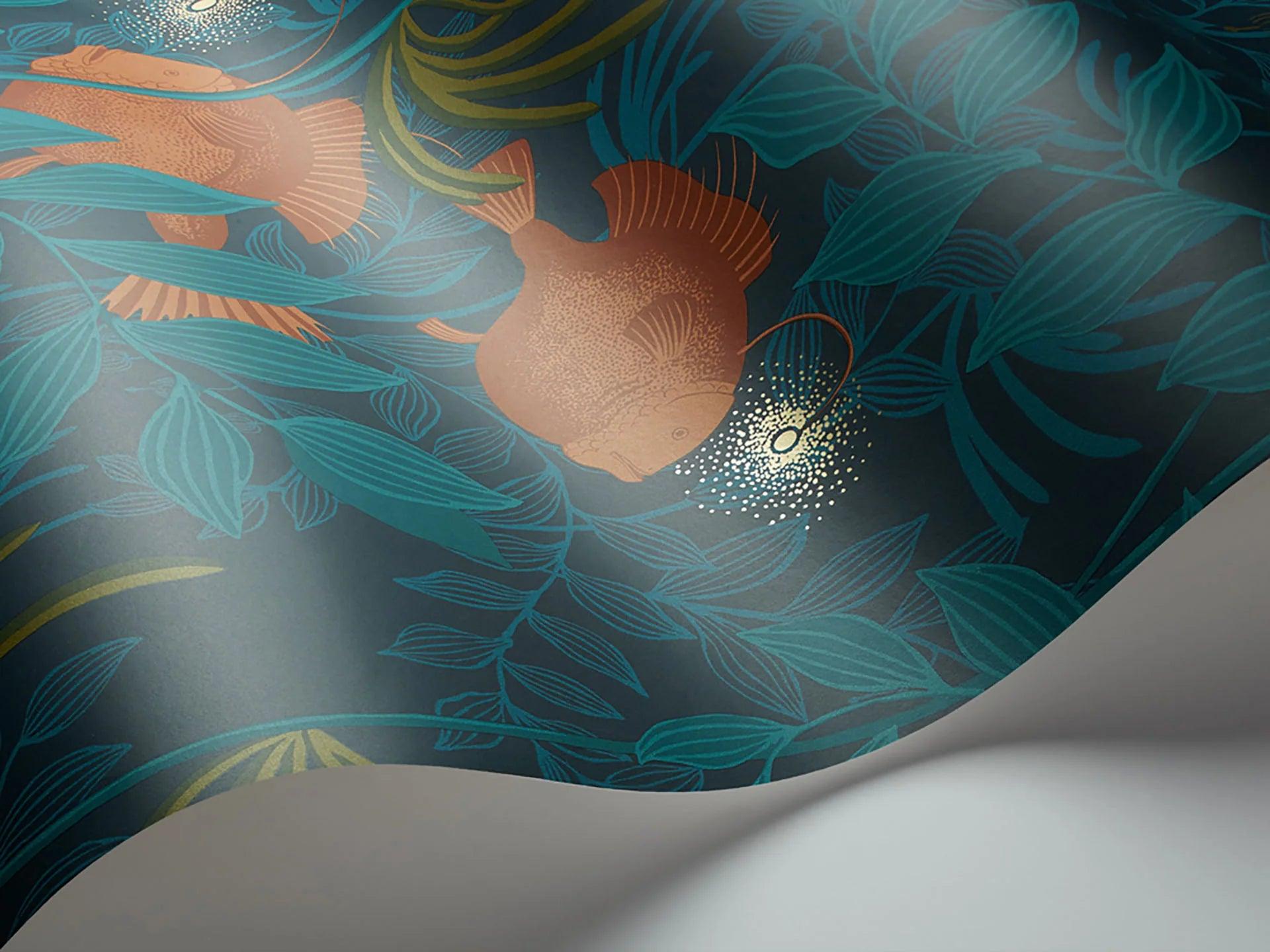 Tapeta WHIMSICAL - Nautilus terakota Cole & Son    Eye on Design